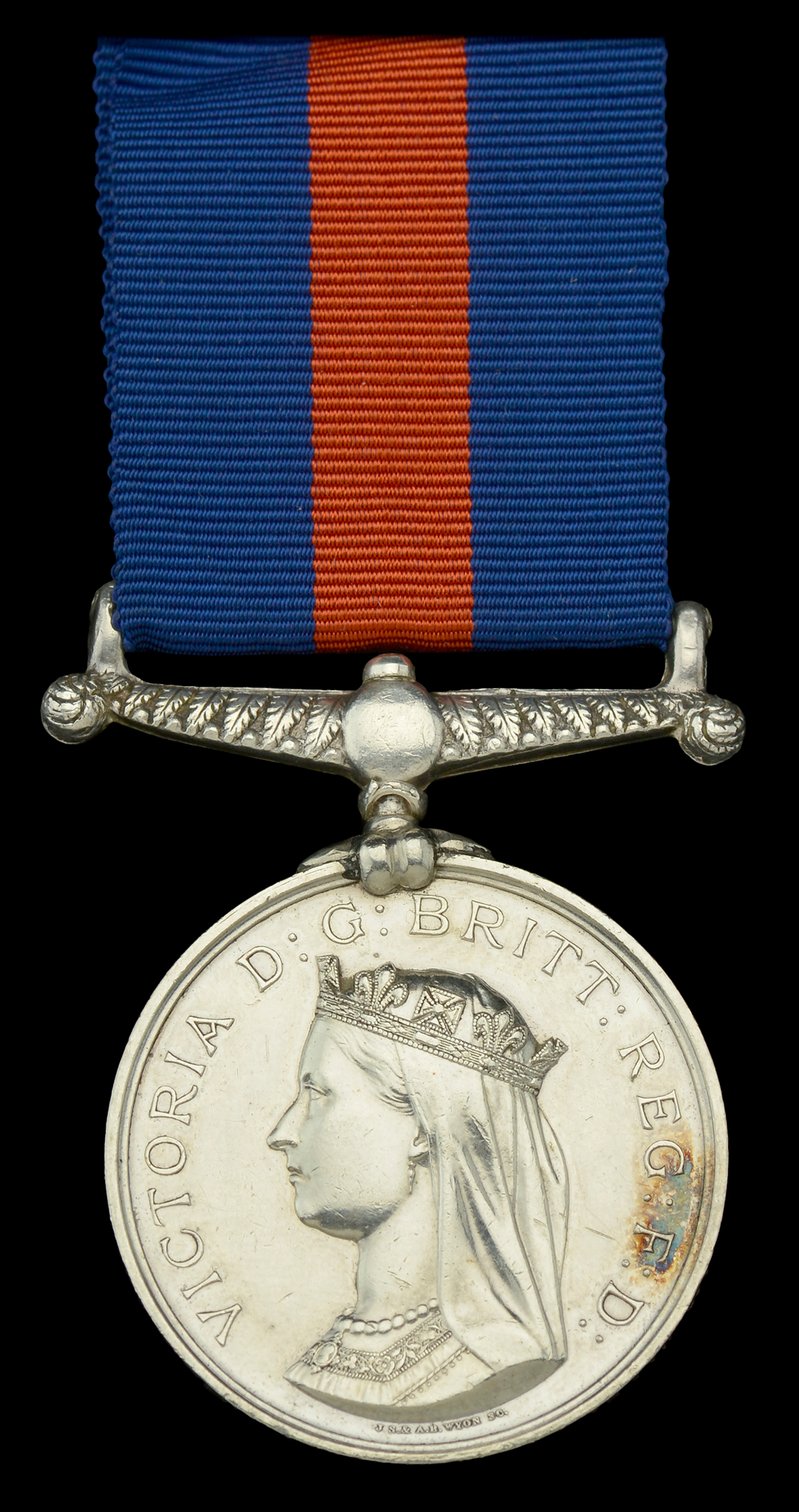 New Zealand 1845-66, reverse undated (3697 C. Dunlay 65th. Regt.)
