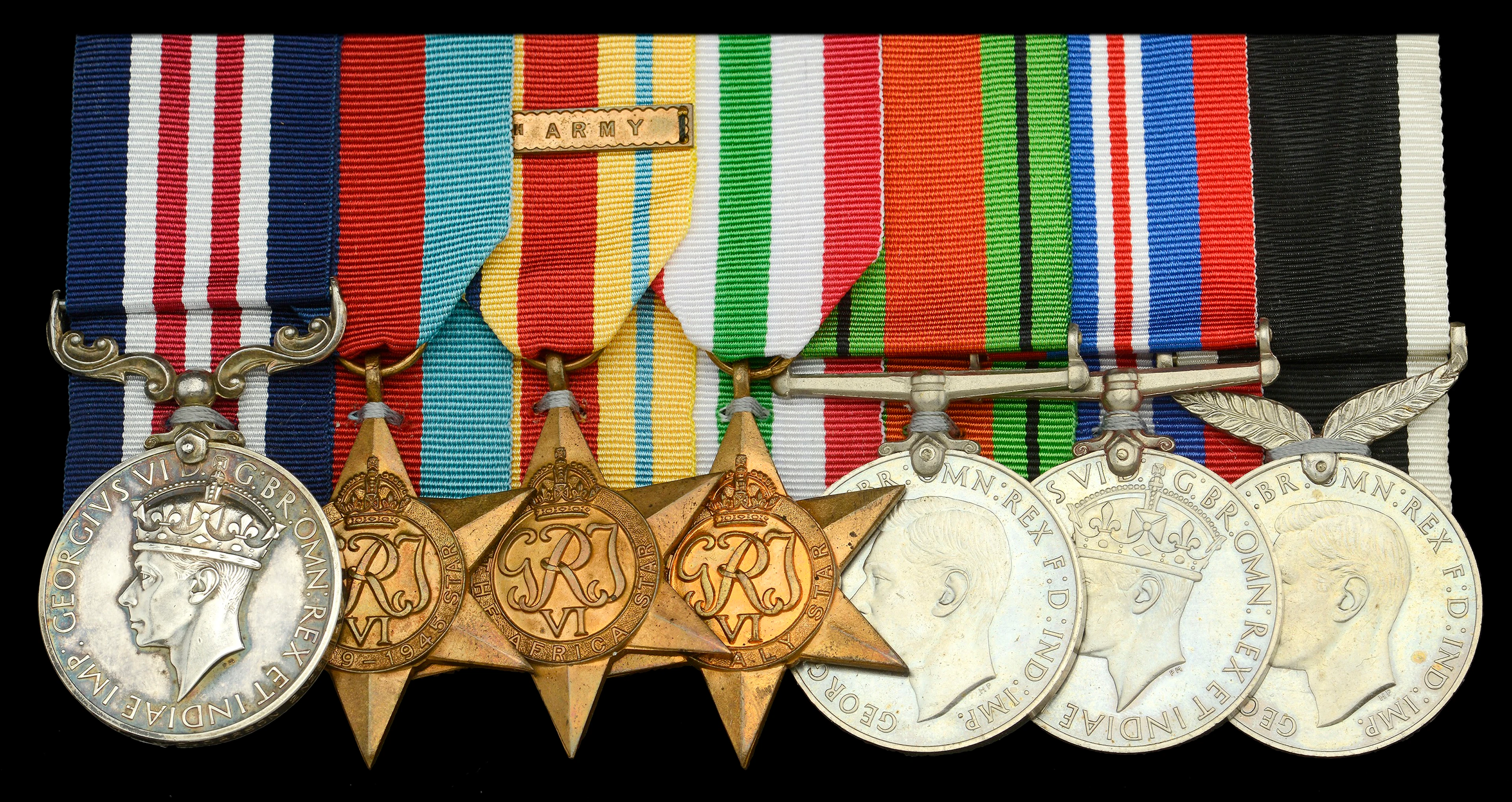 A Second War ‘Italy campaign’ immediate M.M. group of six awarded