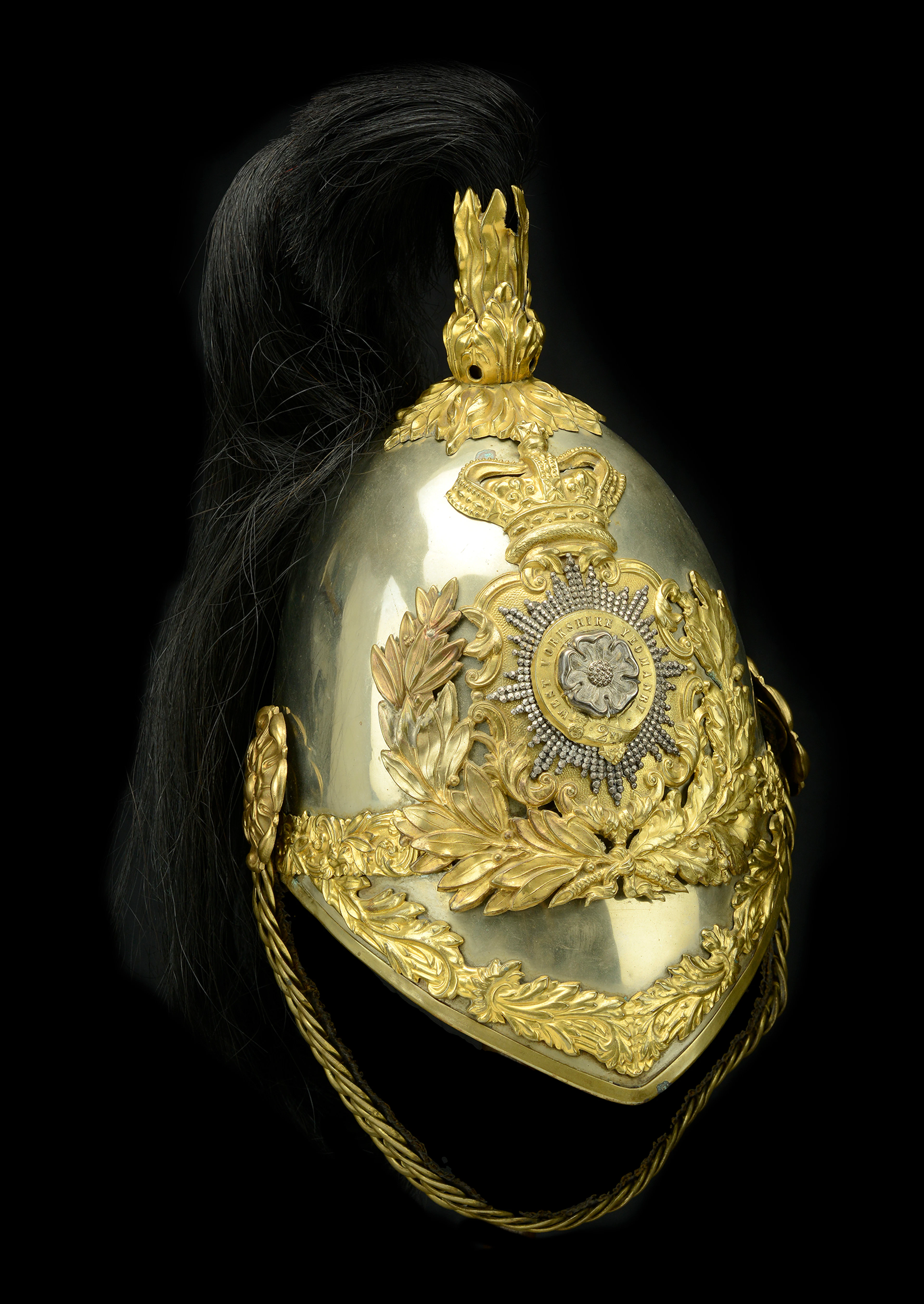 2nd West Yorkshire Yeomanry Cavalry, Officer’s Helmet. A good and
