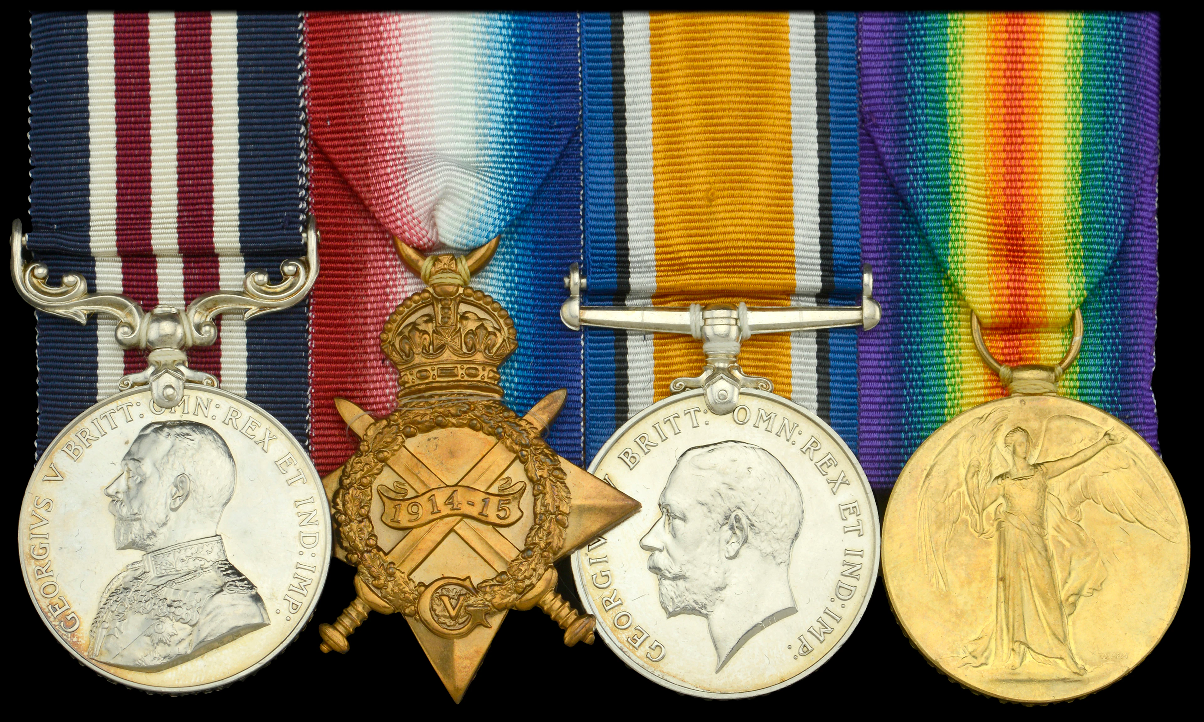 A Great War 1916 ‘Western Front’ M.M. group of four awarded to Private