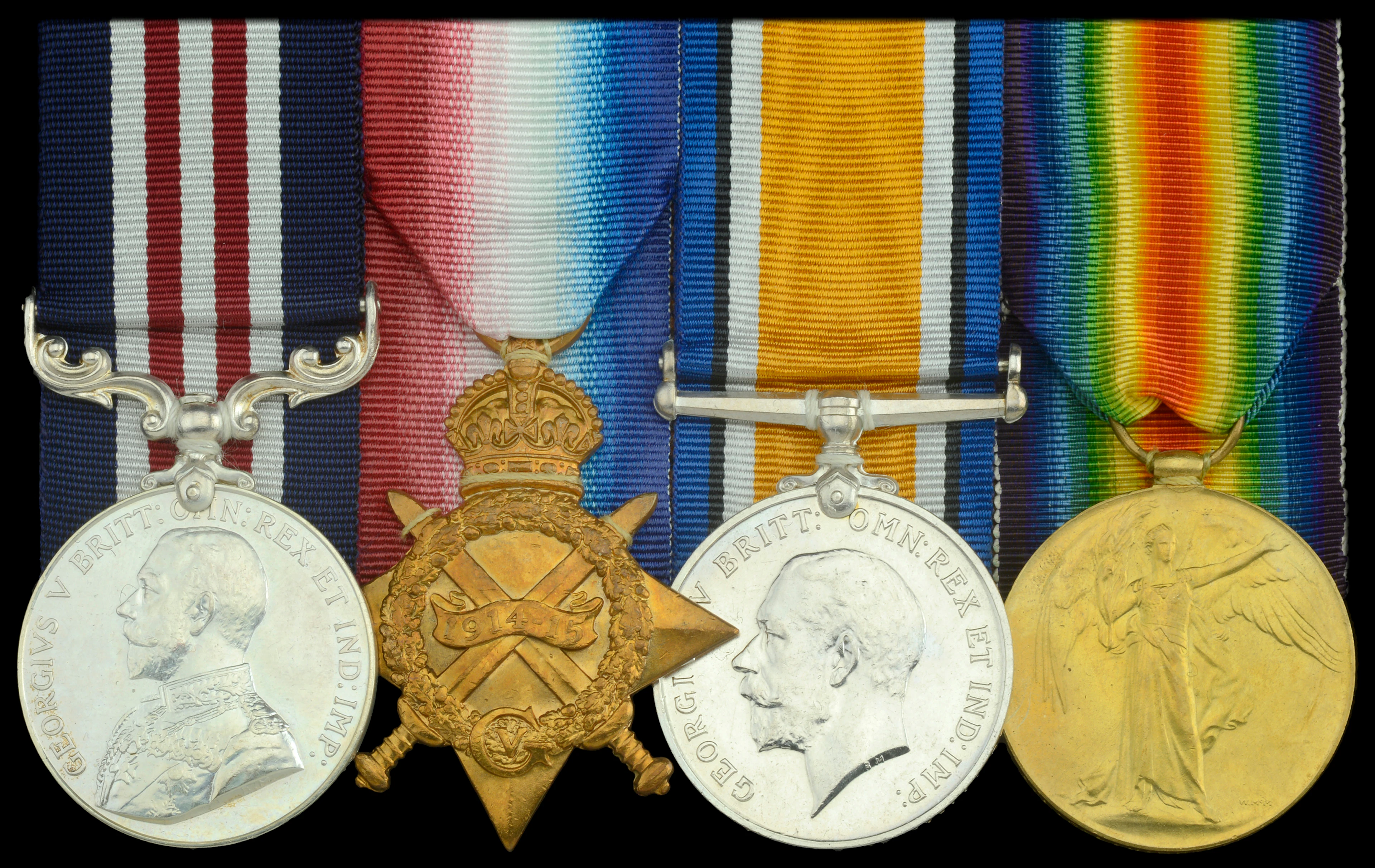 A Great War 1916 ‘Western Front’ M.M. group of four awarded to Lance