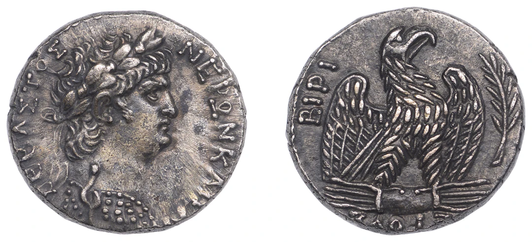 Nero (54-68), SELEUCIS AND PIERIA, Antioch,Tetradrachm, yr 10/112