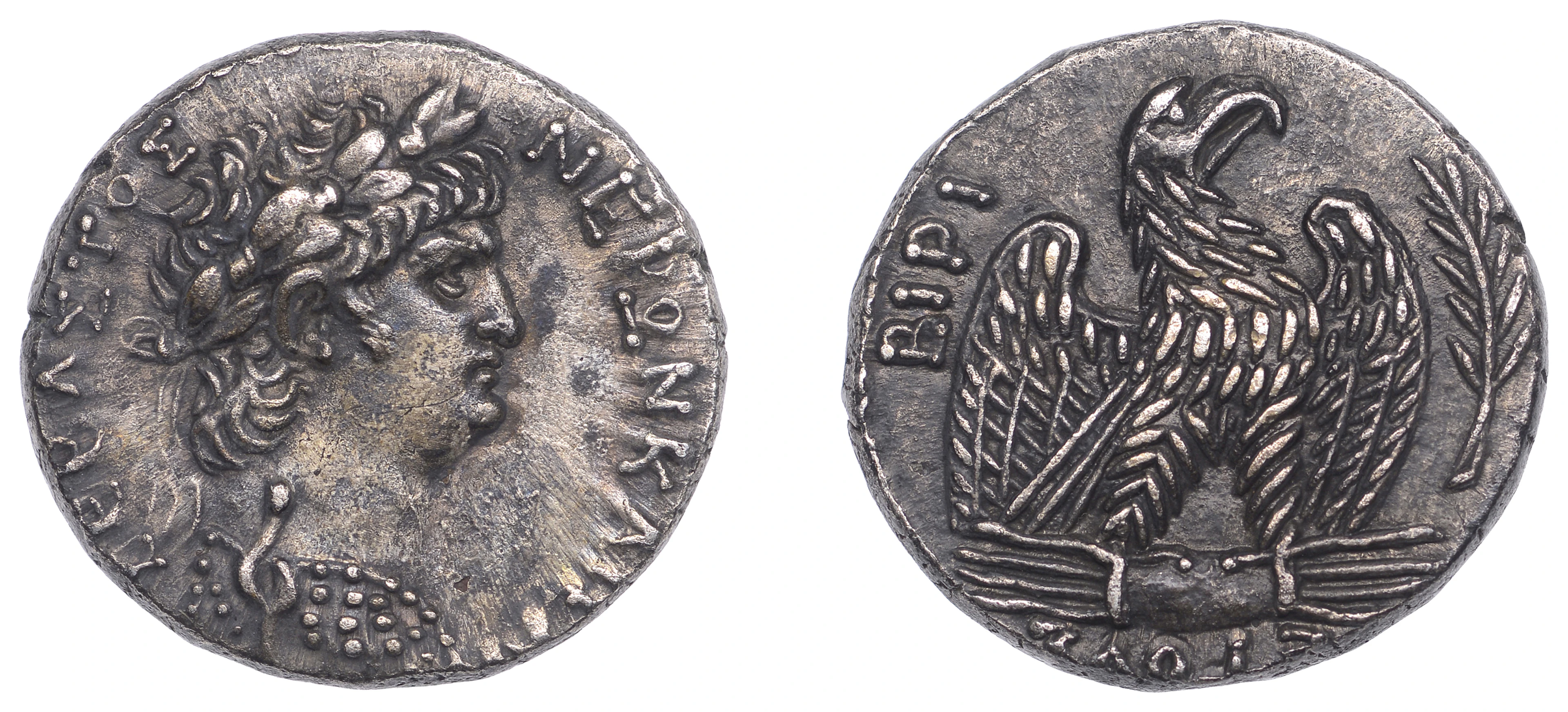 Nero (54-68), SELEUCIS AND PIERIA, Antioch,Tetradrachm, yr 10/112