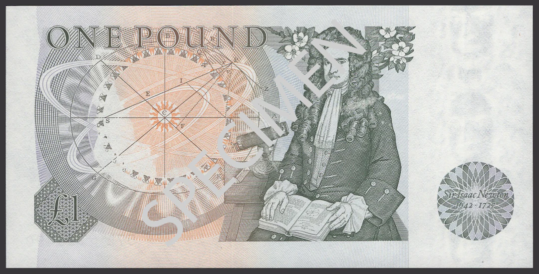 ERROR: Bank of England, John B. Page, £1, 9 February 1978, serial