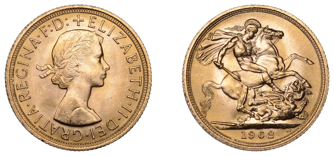 Elizabeth II (1952-2022), Sterling issues, Sovereign, 1962 (S 4125).