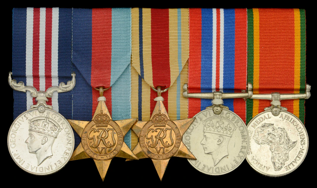 A fine Second War ‘North Africa campaign’ M.M. group of five awarded