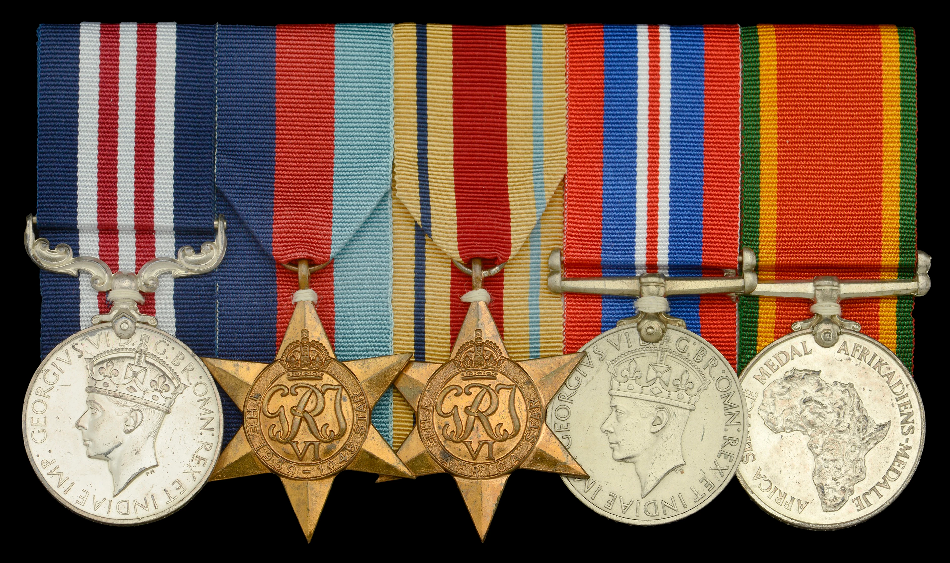 A fine Second War ‘North Africa campaign’ M.M. group of five awarded