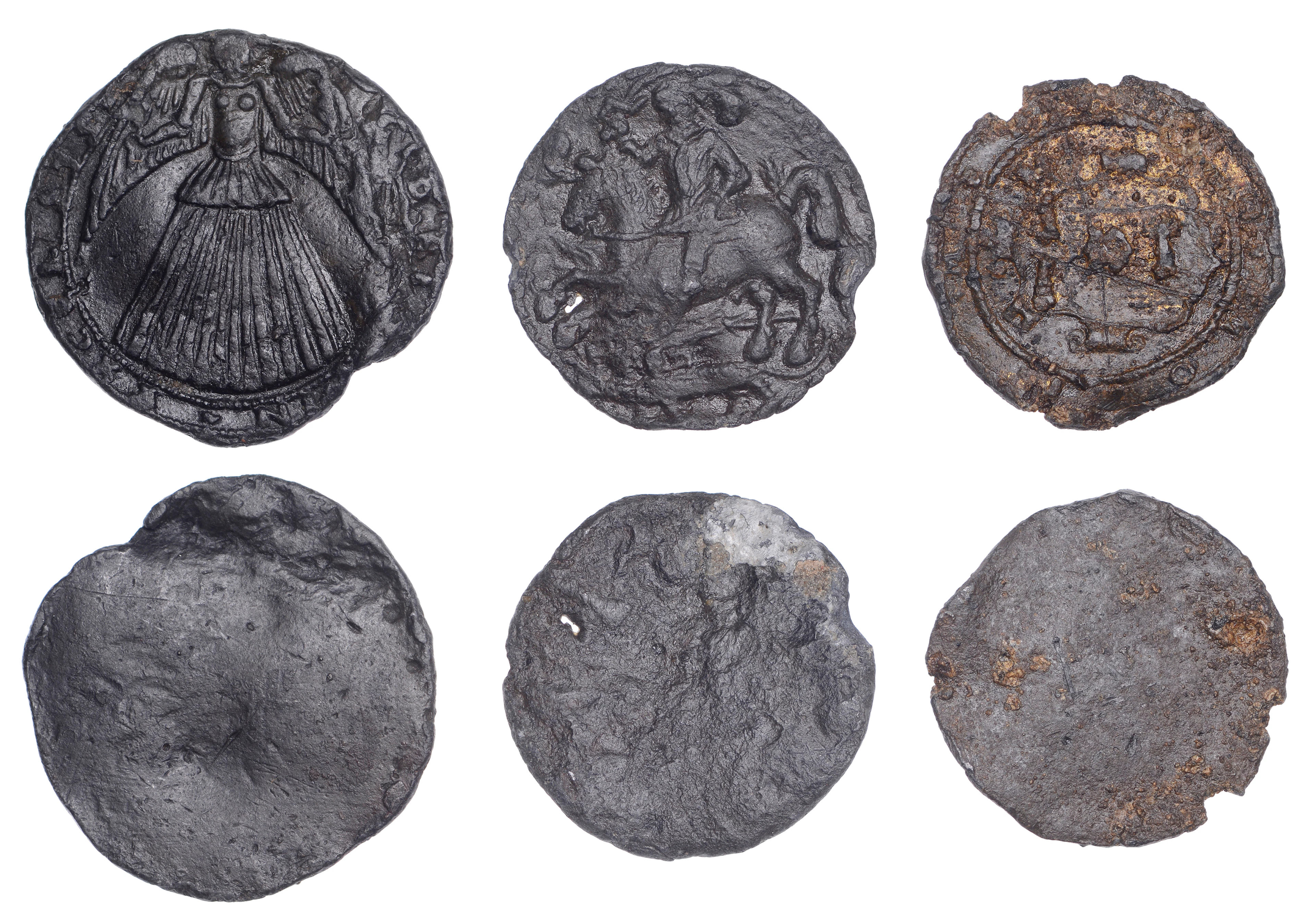 Stuart, 17th century lead wool seals (3), first issued at City of