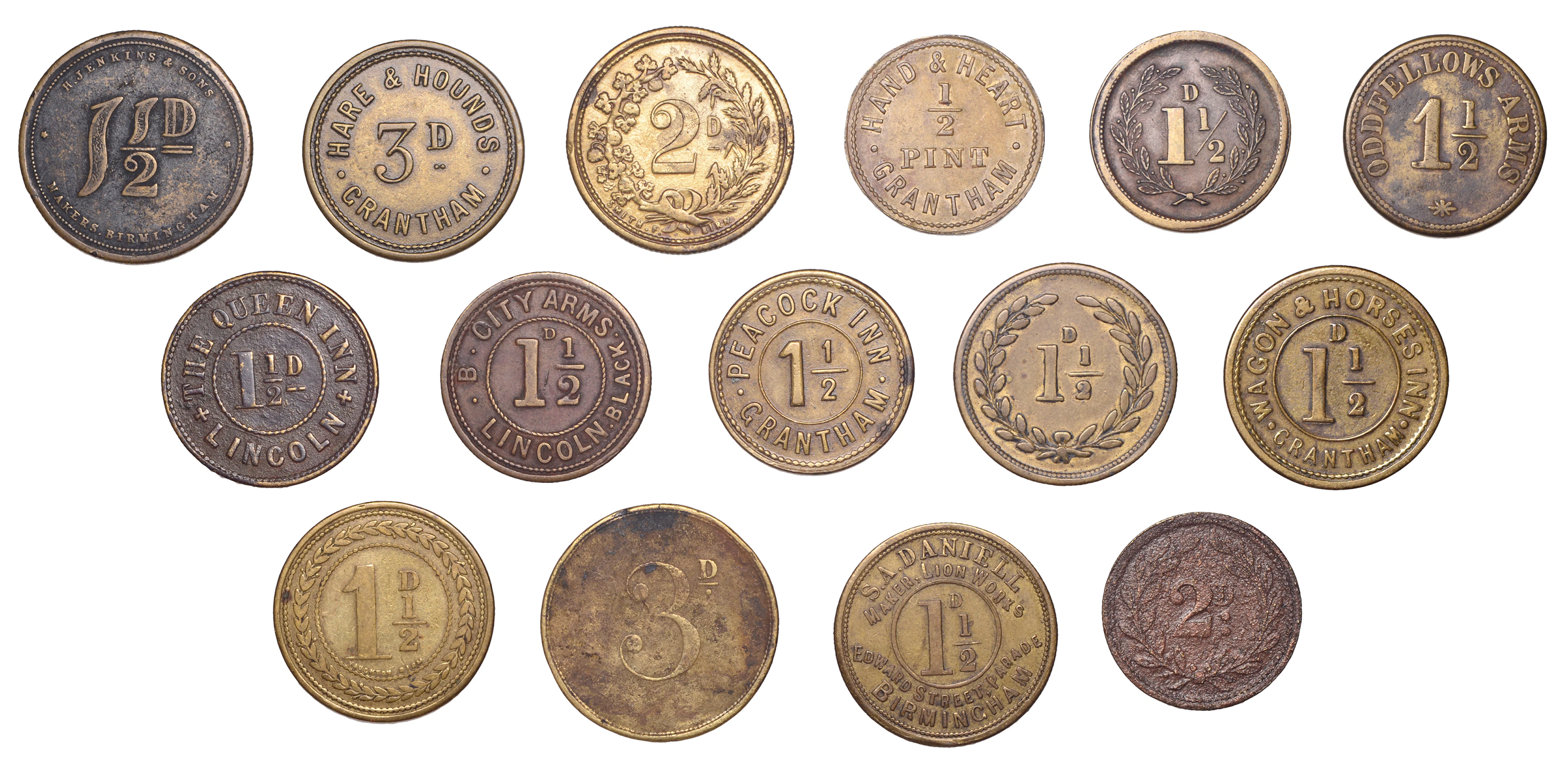 Miscellaneous Tokens and Checks, LINCOLNSHIRE, Boston, Corn Exchange