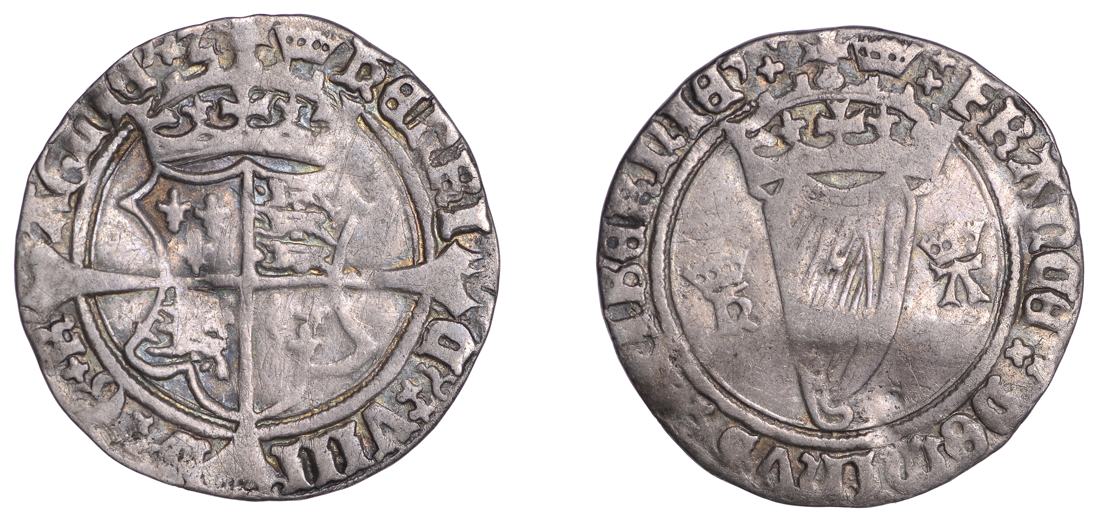 Henry VIII (1509-1547), First Harp issue (1534-40), Groat, mm. crown