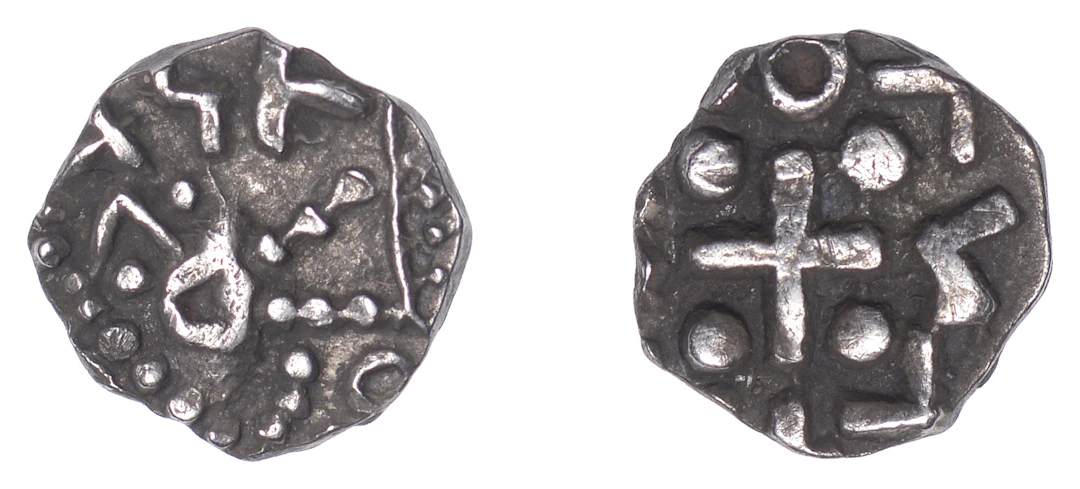 Early Anglo-Saxon Period, Sceatta, Continental series D, type 2c