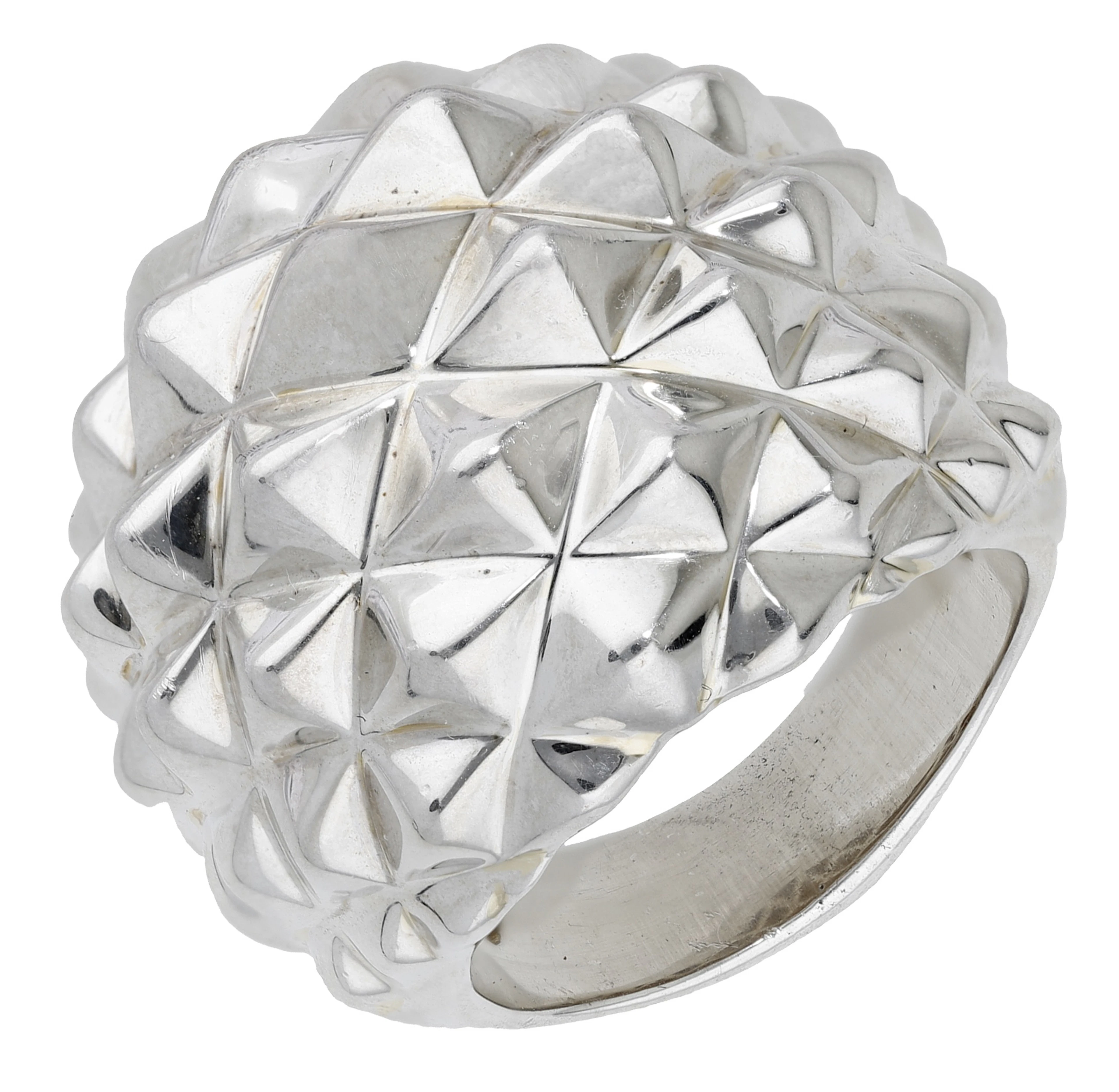 A silver ‘Superstud’ dress ring by Stephen Webster, 2013, of bombé