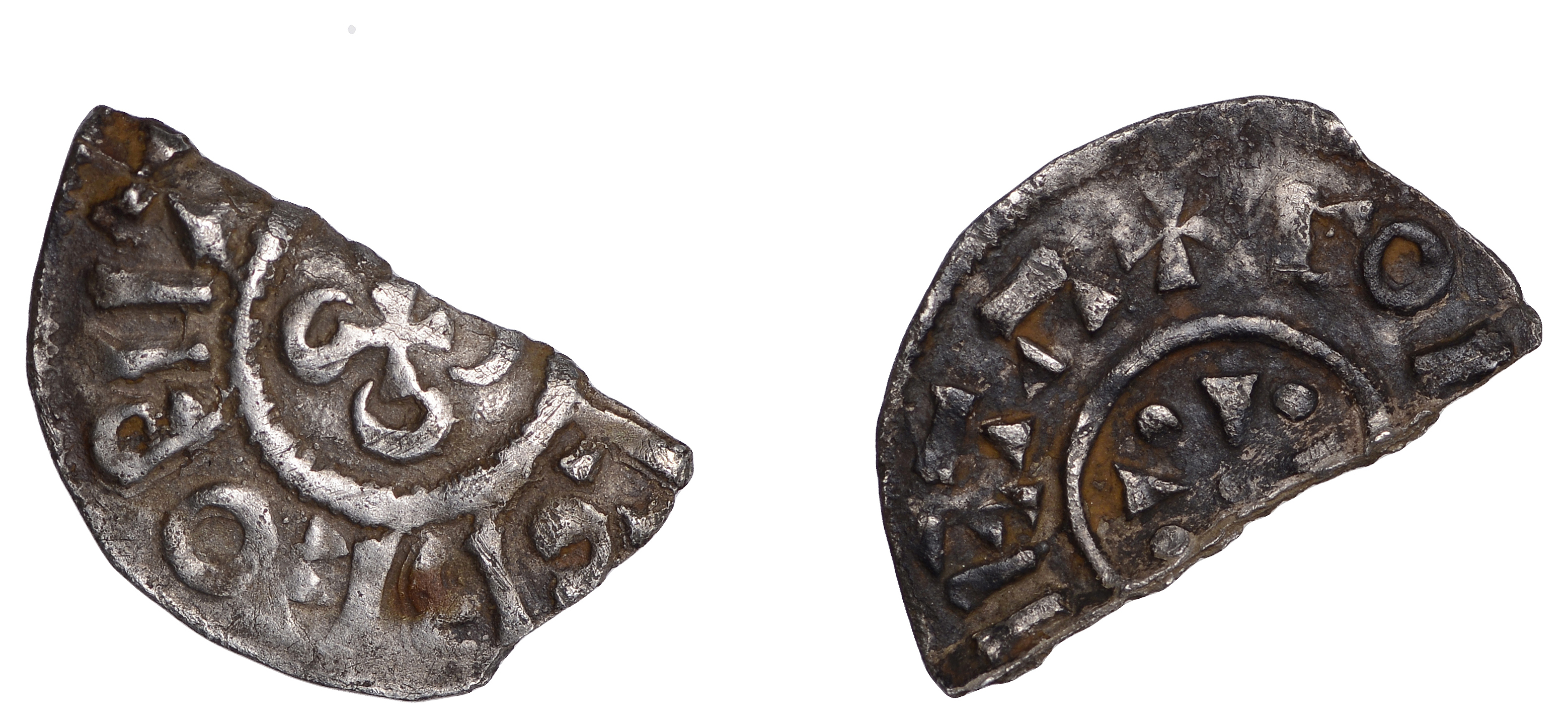 Coins from the Richmondshire Hoard, WESSEX, Ecgberht (802-839), cut