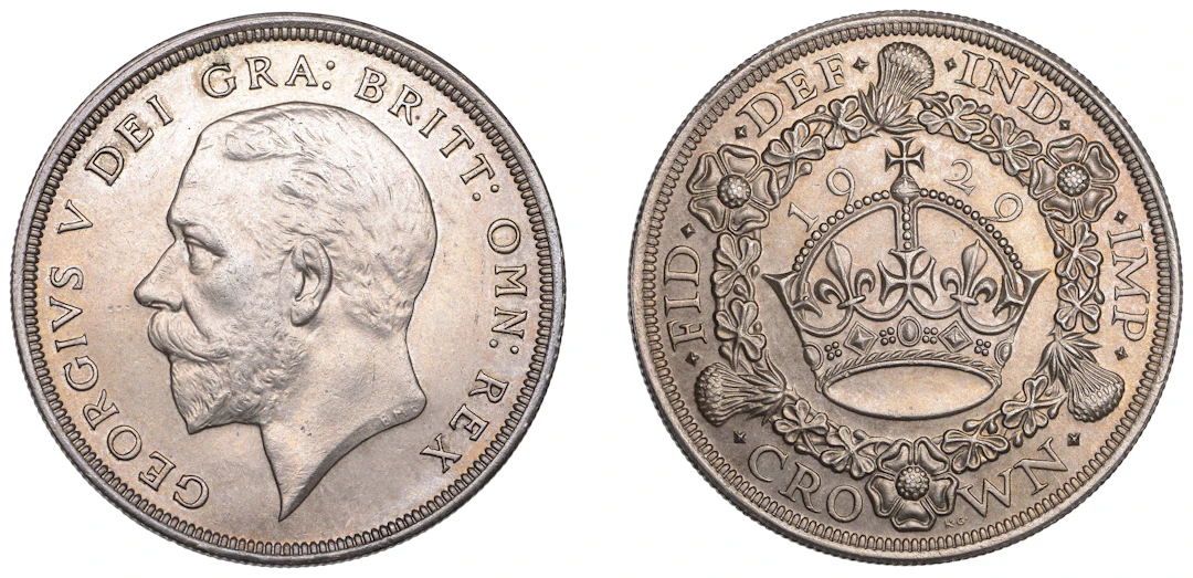 George V (1910-1936), Crown, 1929 (ESC 3636; S 4036). Extremely fine £100-£120