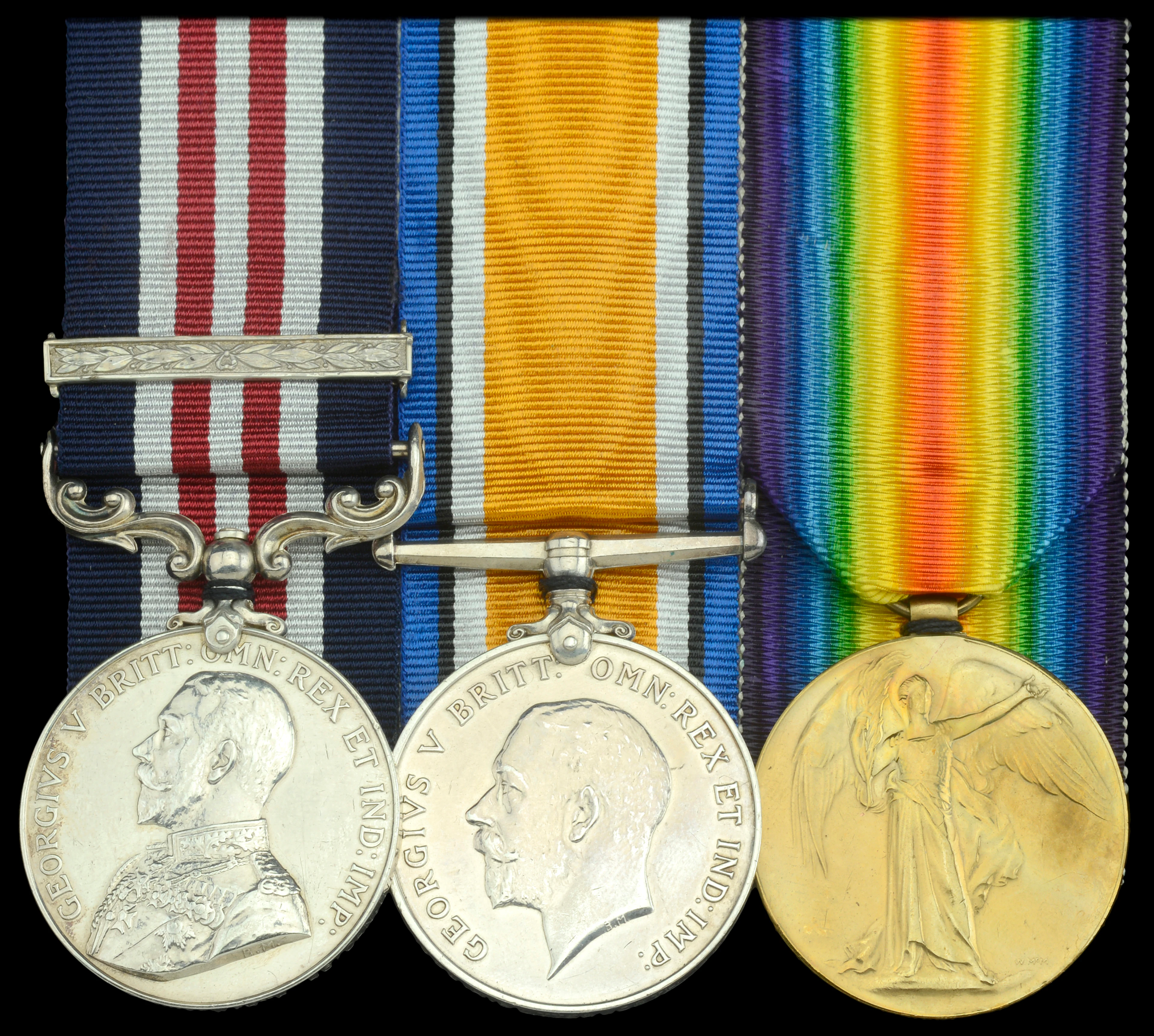 A Great War ‘Western Front’ M.M. and Second Award Bar group of three