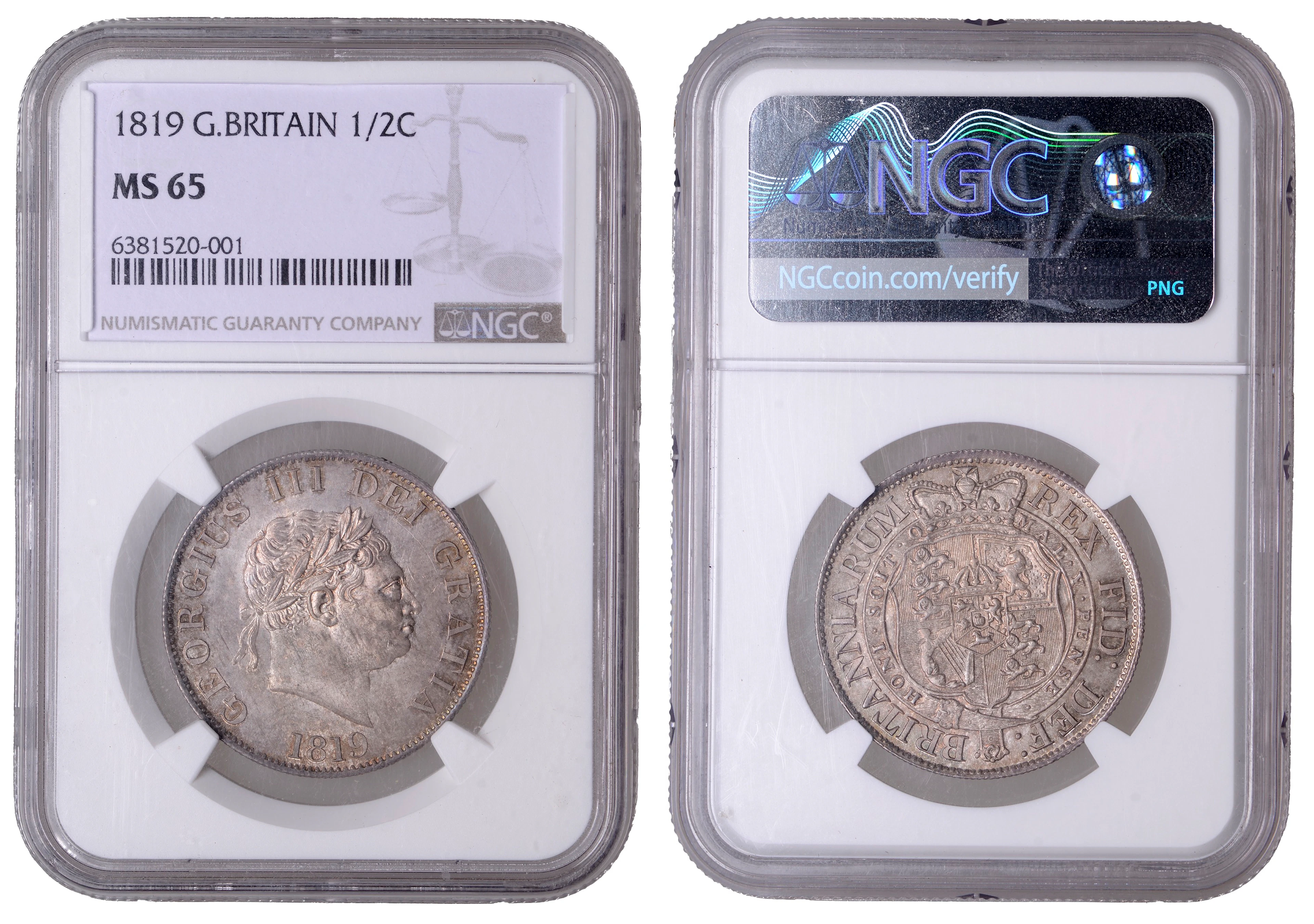 George III (1760-1820), New coinage, Halfcrown, 1819 (ESC 2102; S