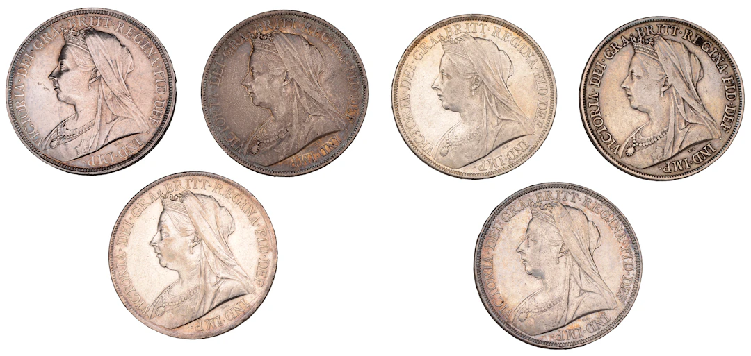 Victoria, Crowns (3), 1895 lix, 1897 lx, 1898 lxii, 1899 lxiii, 1900