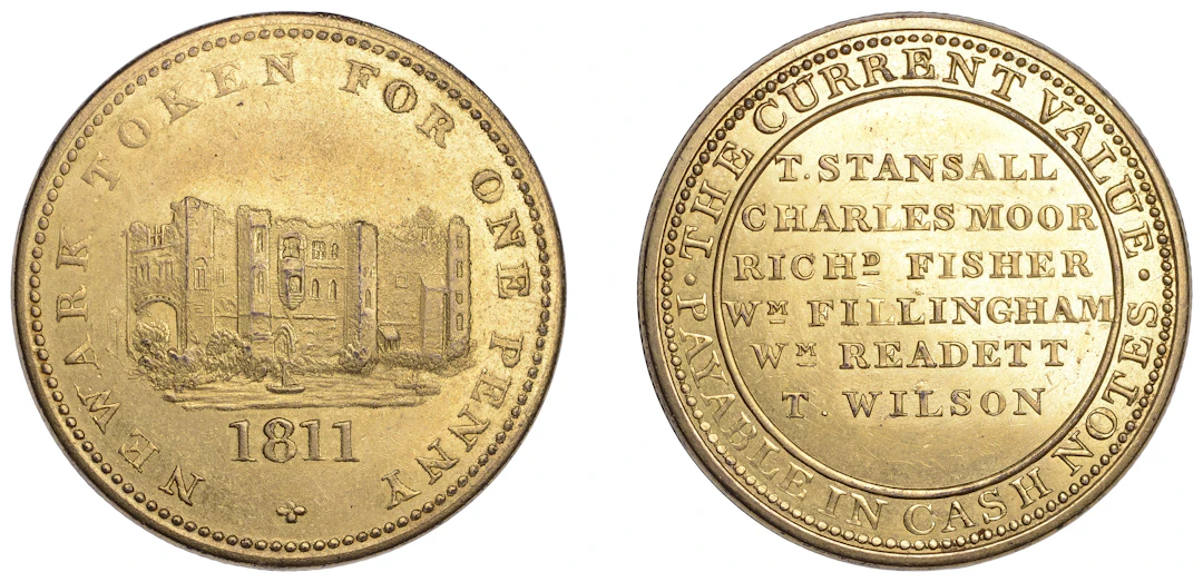 George III (1760-1820), Token Issues, NOTTINGHAMSHIRE, Newark, Thomas
