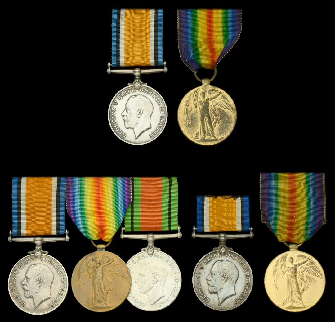 Pair: Skipper T. Thomson, Royal Naval Reserve British War and Victory