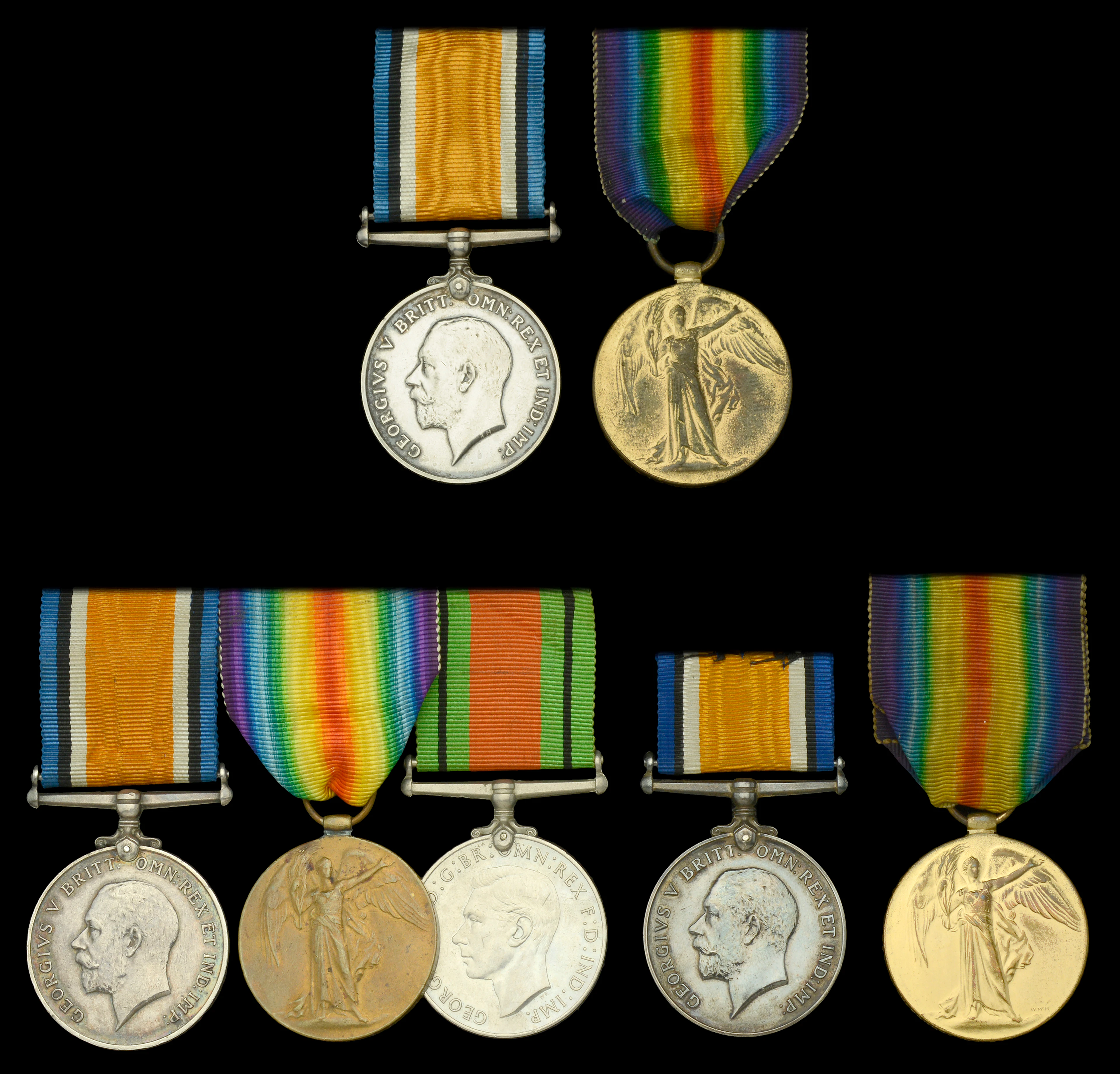 Pair: Skipper T. Thomson, Royal Naval Reserve British War and Victory
