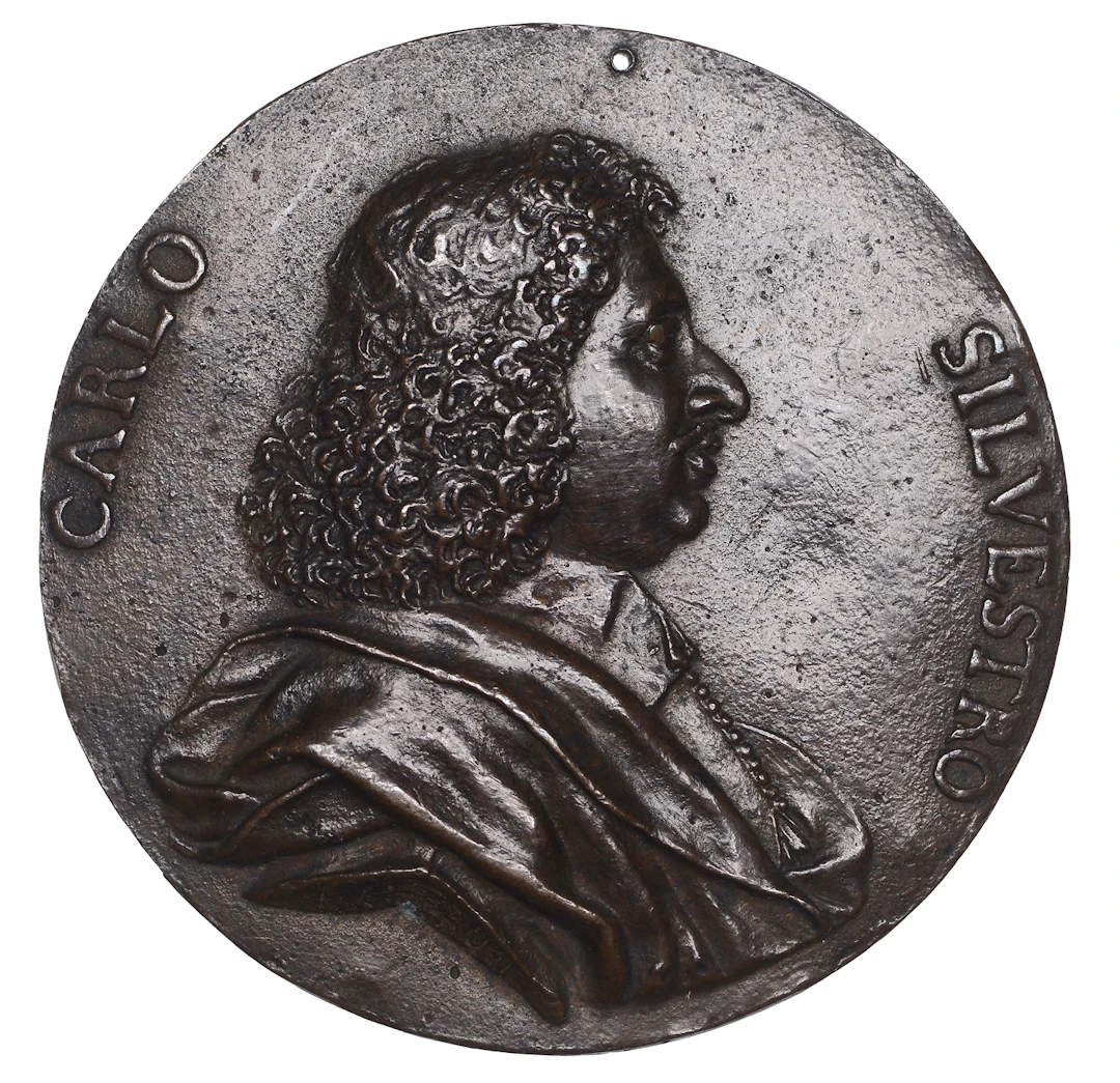 ITALY, Carlo Silvestro, 1670, a uniface cast bronze medal by C.-J.-F.