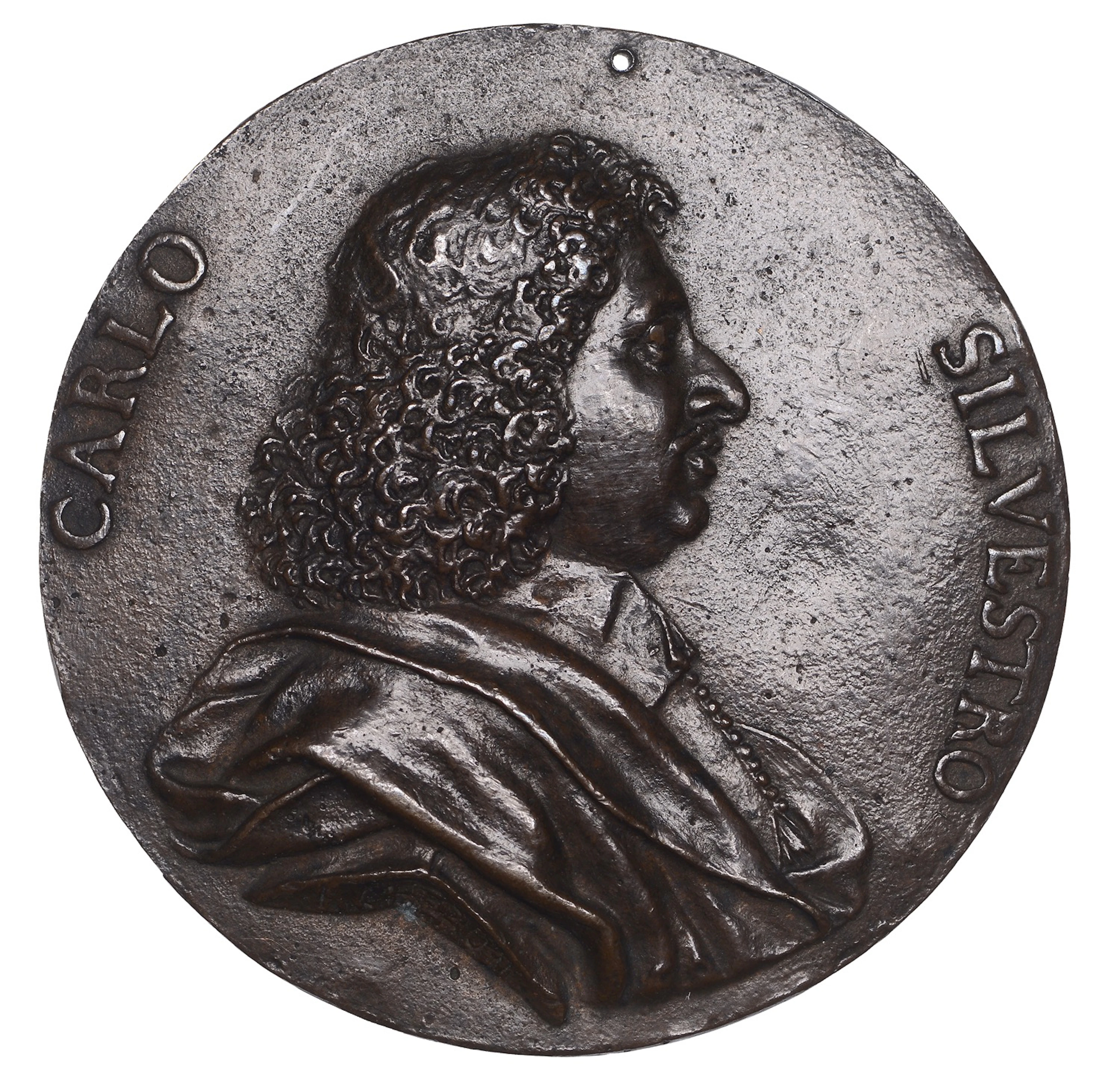 ITALY, Carlo Silvestro, 1670, a uniface cast bronze medal by C.-J.-F.