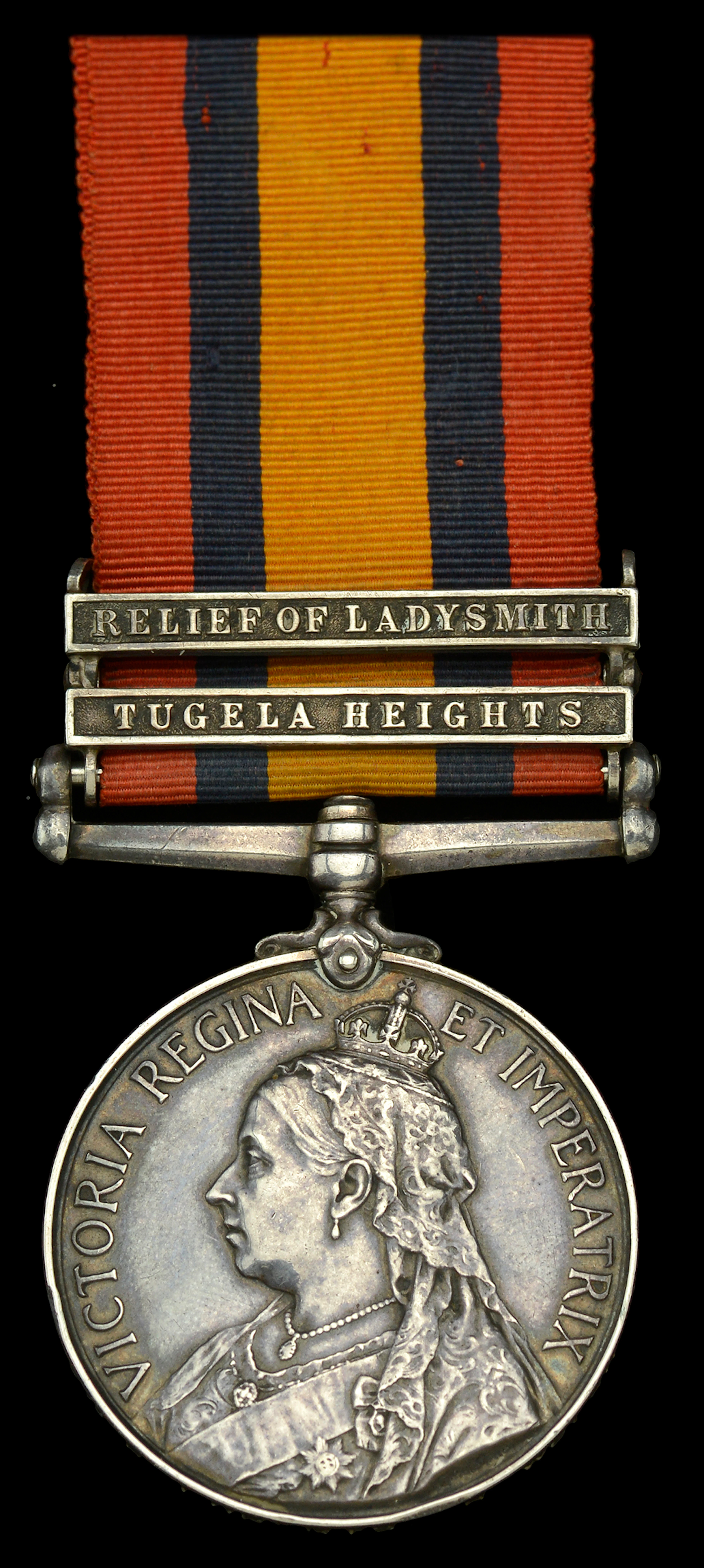 Queen’s South Africa 1899-1902, 2 clasps, Tugela Heights, Relief of