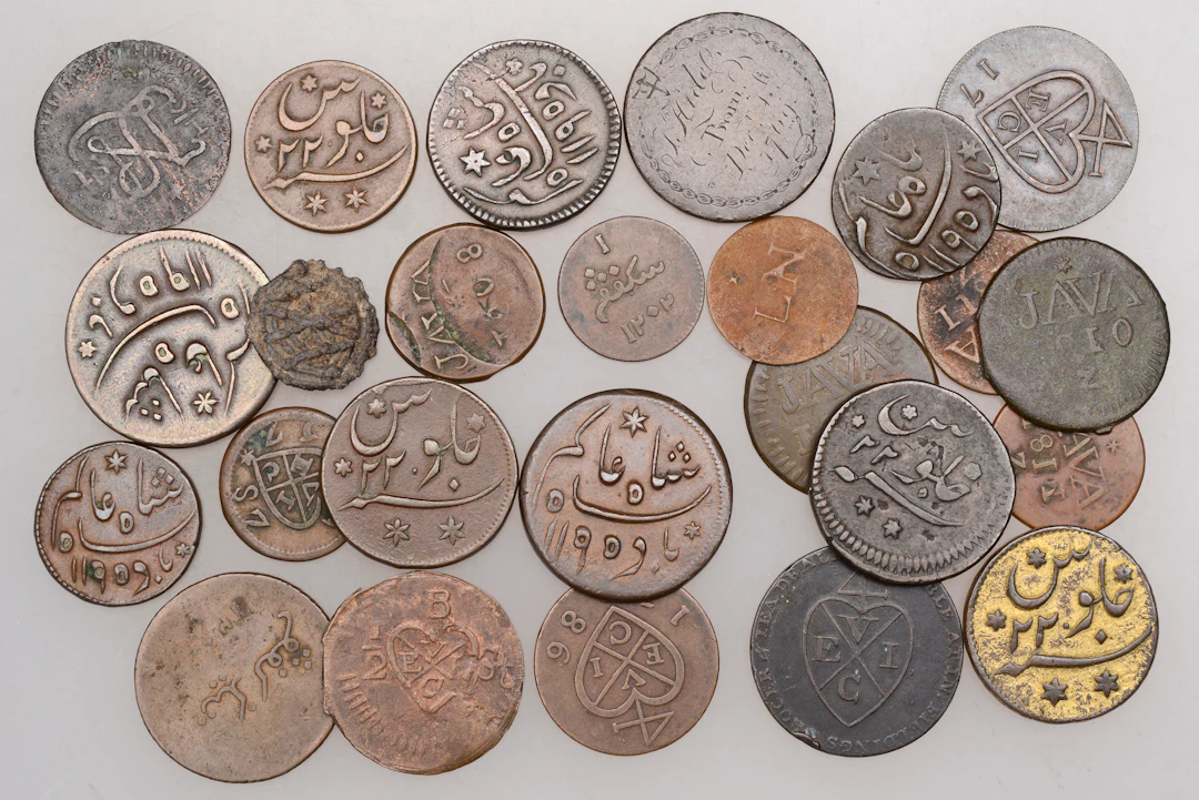 Miscellaneous, Miscellaneous British and Dutch East Indies coins in