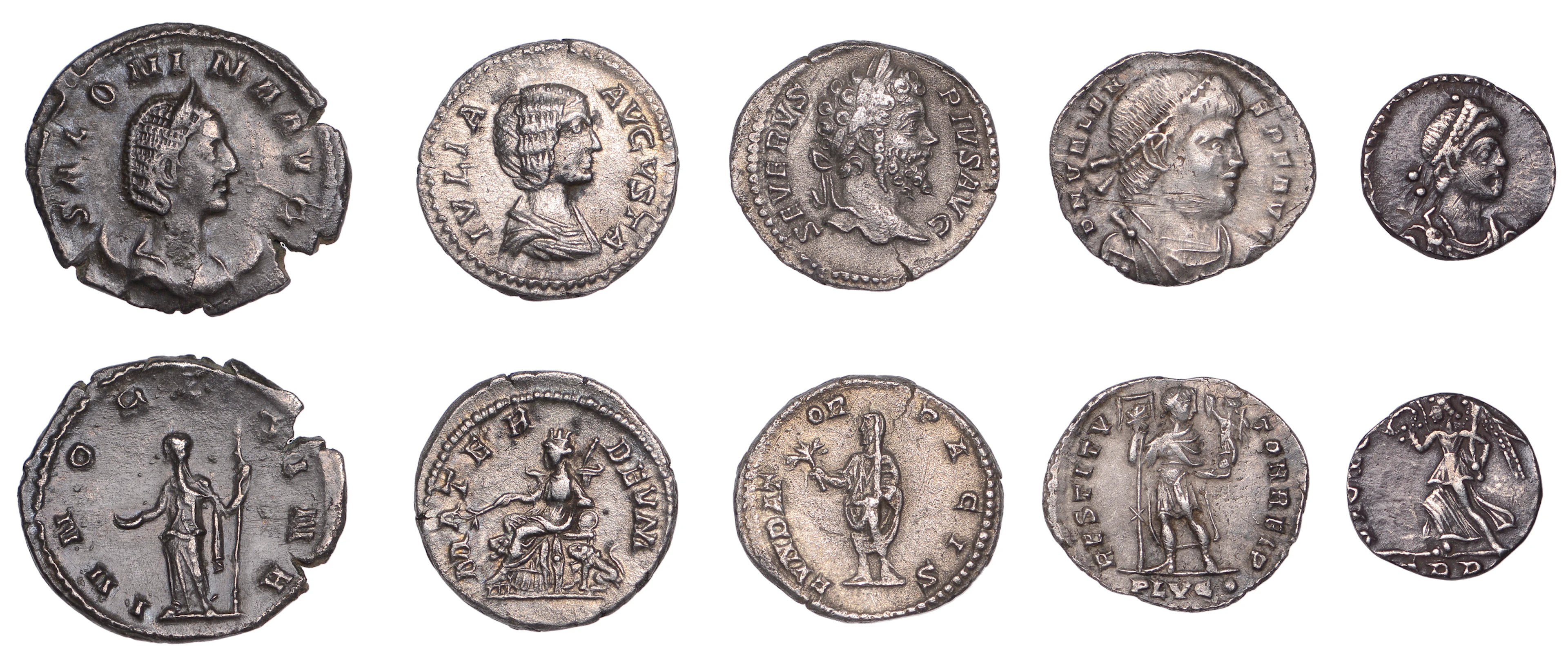 Septimius Severus (193-211), Denarius, 202-10, laureate head right