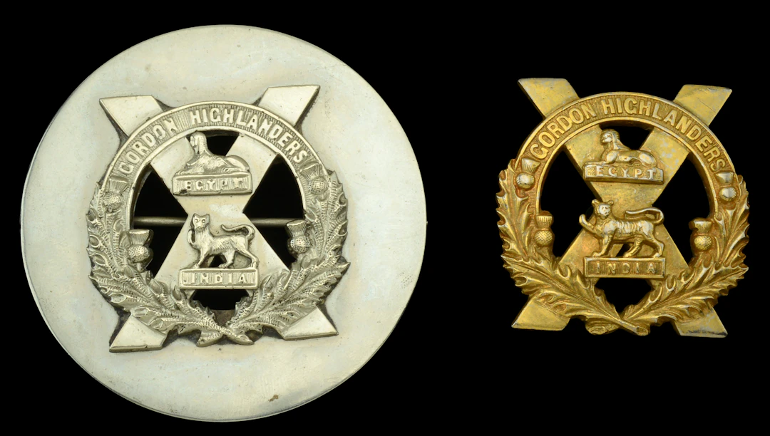 Gordon Highlanders, Non Commissioned Officer’s Pipers Plaid Brooch