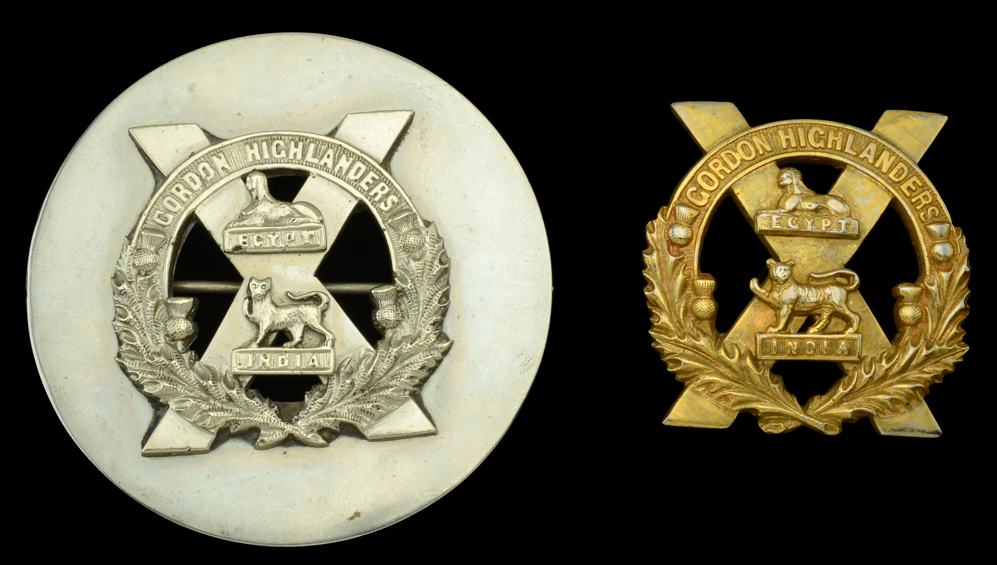 Gordon Highlanders, Non Commissioned Officer’s Pipers Plaid Brooch