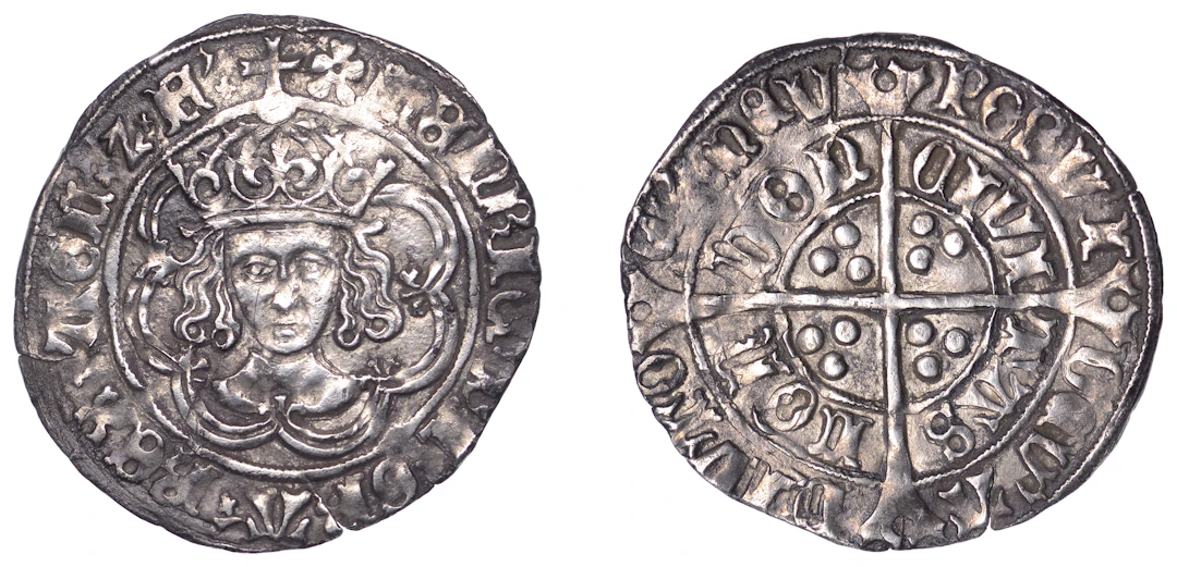 Henry VII (1485-1509), Facing bust issue, Groat, class IIIc, mm. pansy