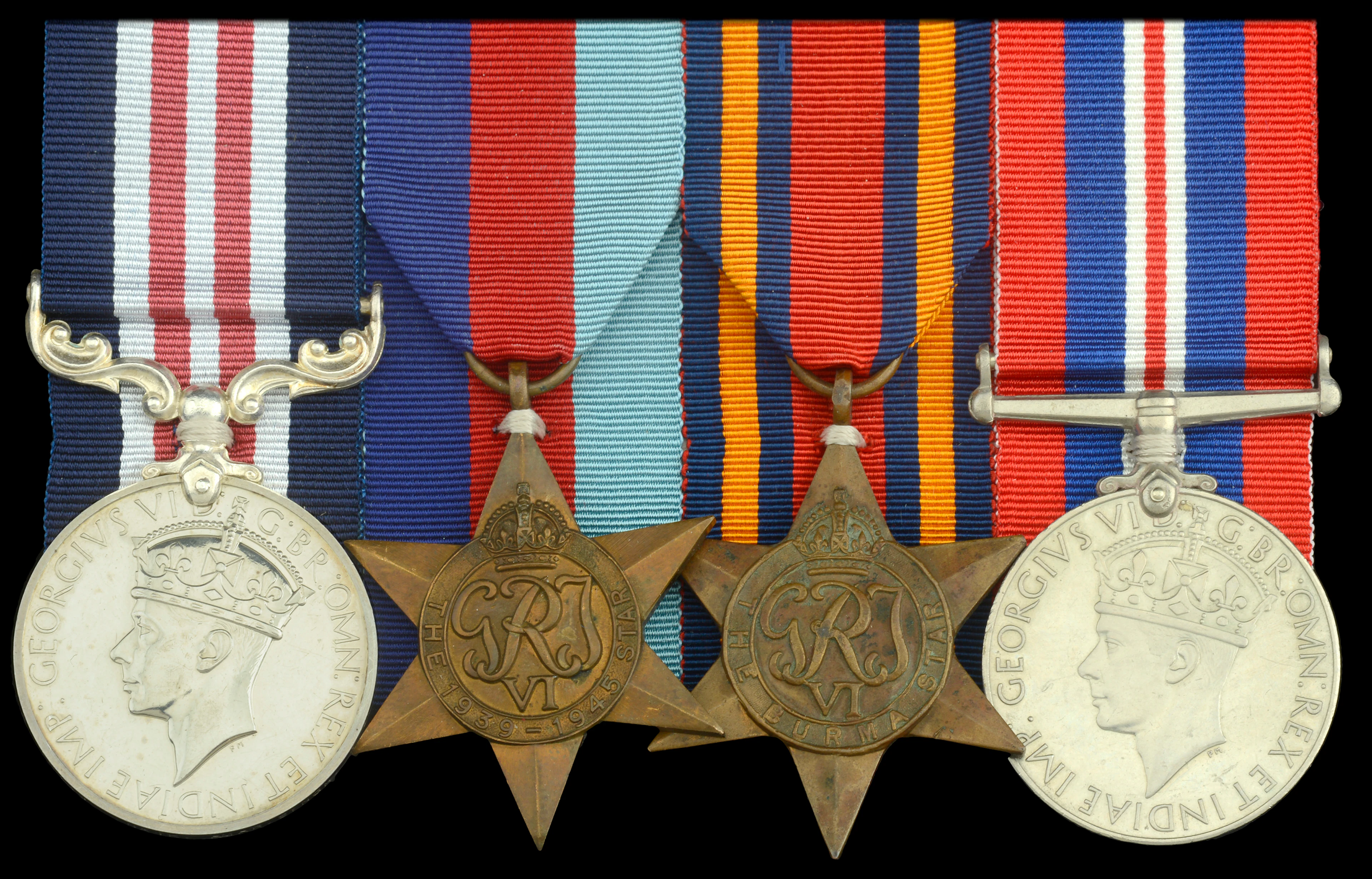 A Second War ‘Burma campaign’ immediate M.M. group of four awarded