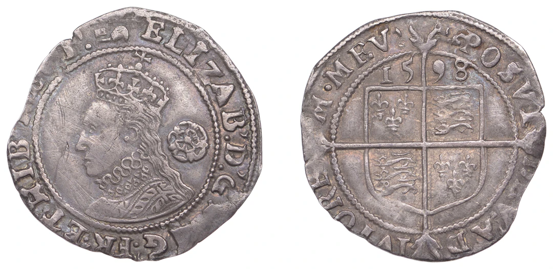 Elizabeth I (1558-1603), Sixth issue, Sixpence, 1598, mm. key, bust