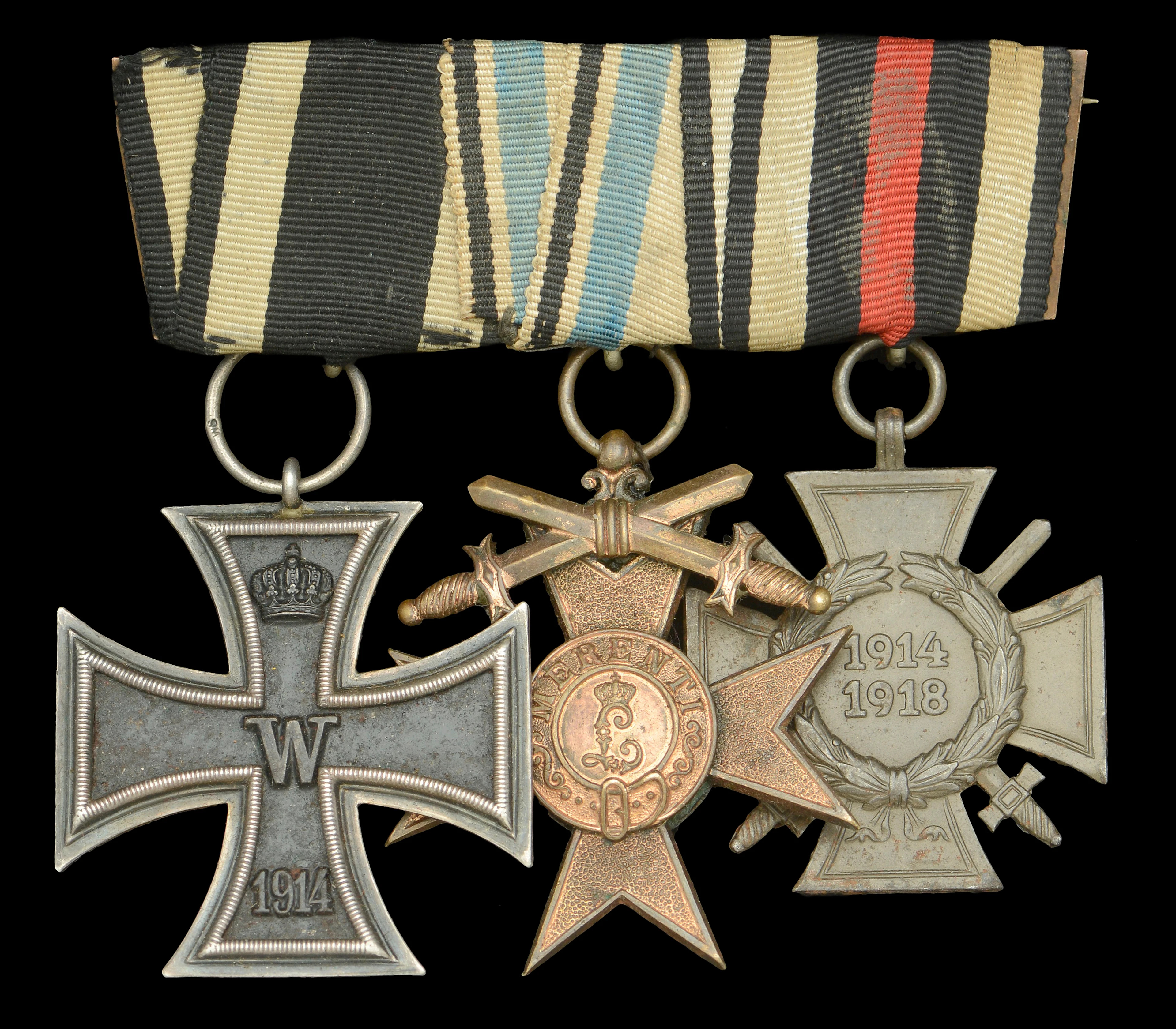 An unattributed German Great War Iron Cross group of three Germany