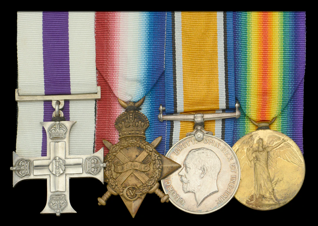 A Great War ‘Western Front’ M.C. group of four awarded to Captain