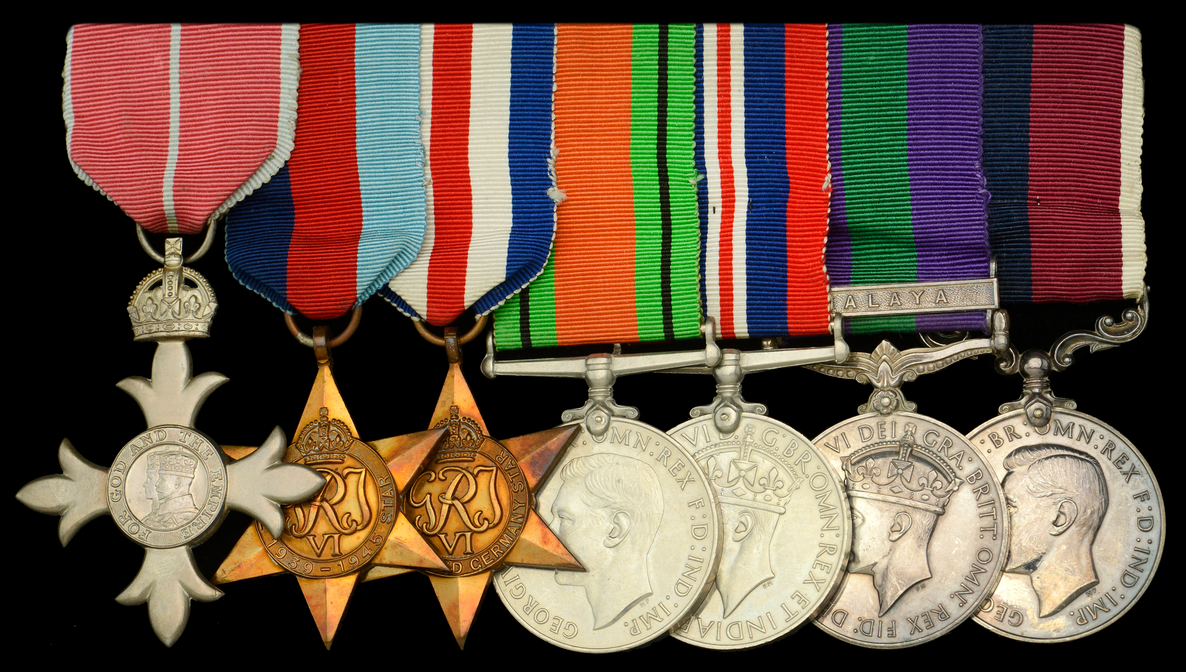 A post-War M.B.E. group of seven awarded to Squadron Leader C. E.