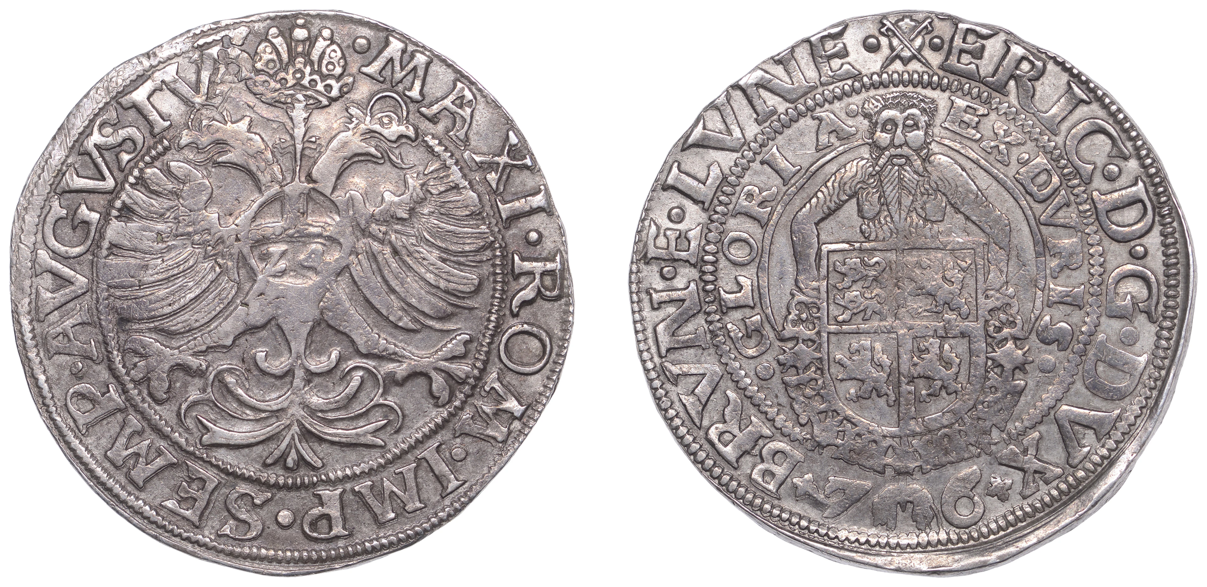 Germany, Brunswick-Luneburg-Calenberg, Eric II, Thaler, 1576, wildman