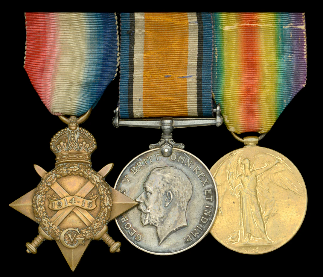Three: Private G. Blackshaw, M.M., Cheshire Regiment 1914-15 Star