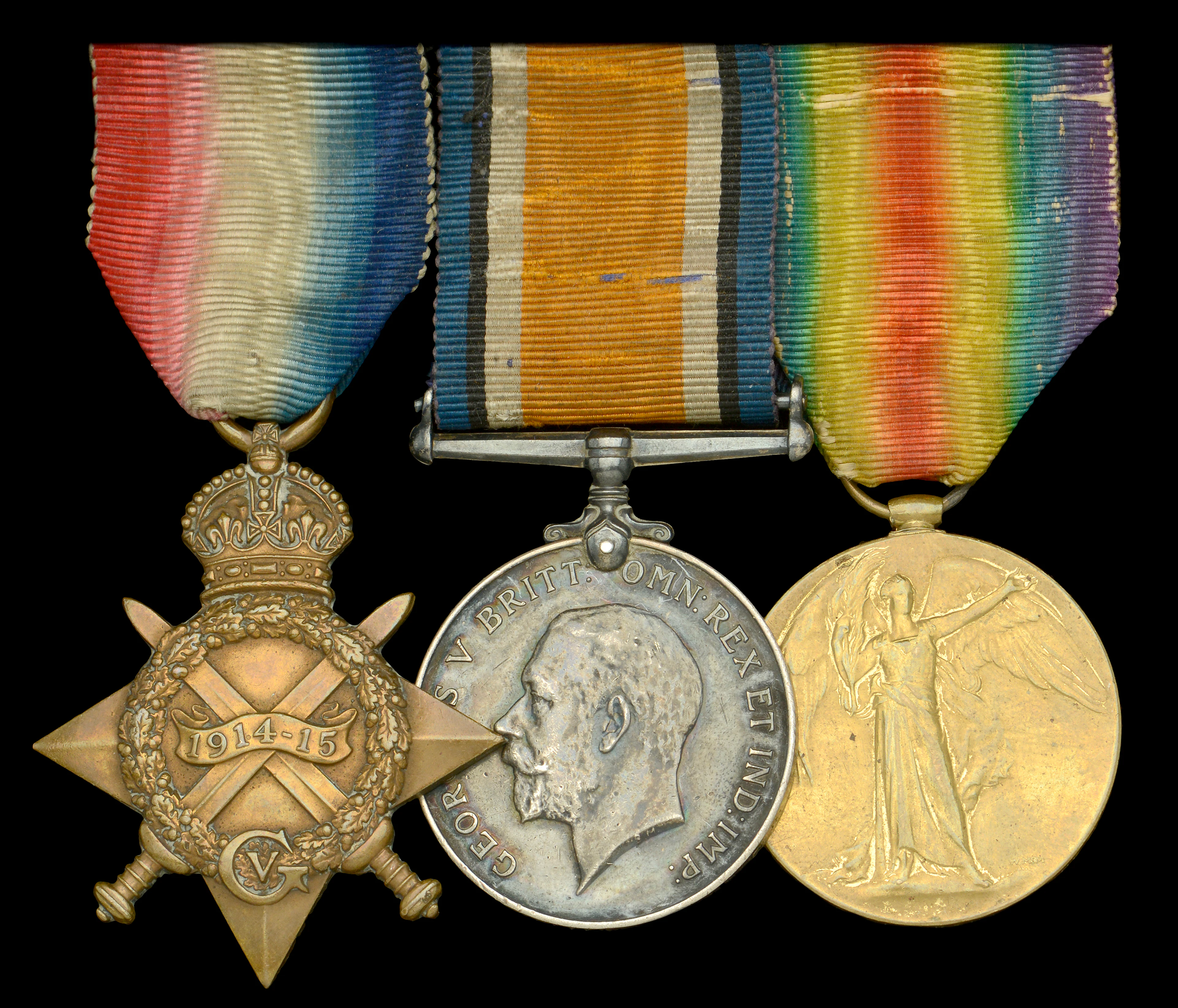 Three: Private G. Blackshaw, M.M., Cheshire Regiment 1914-15 Star