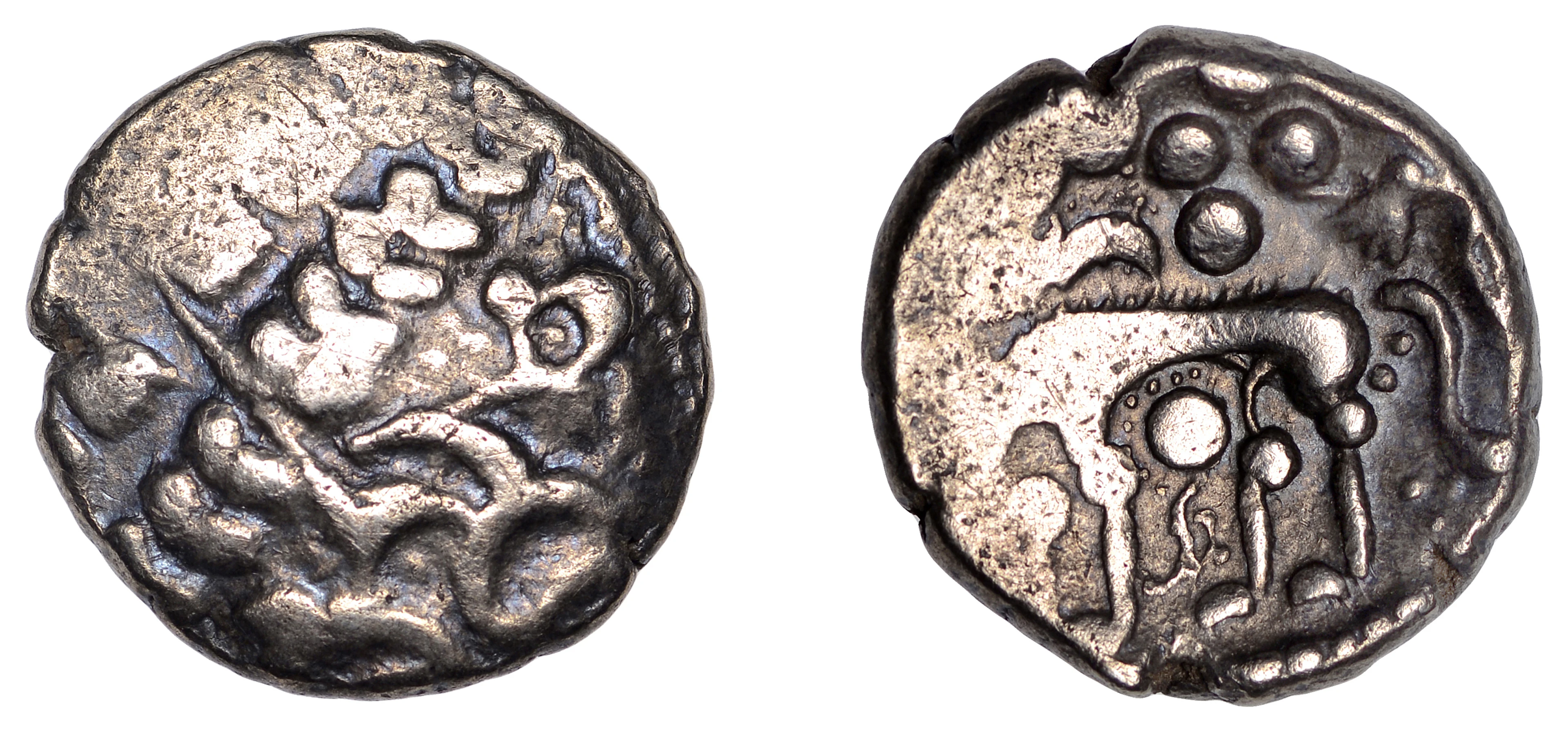 British Iron Age, ICENI, Uninscribed issues: base gold Stater, British
