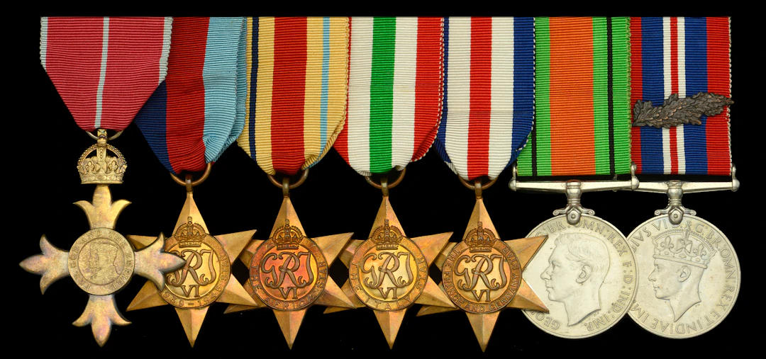 A Second War O.B.E. group of seven awarded to Lieutenant Colonel H.