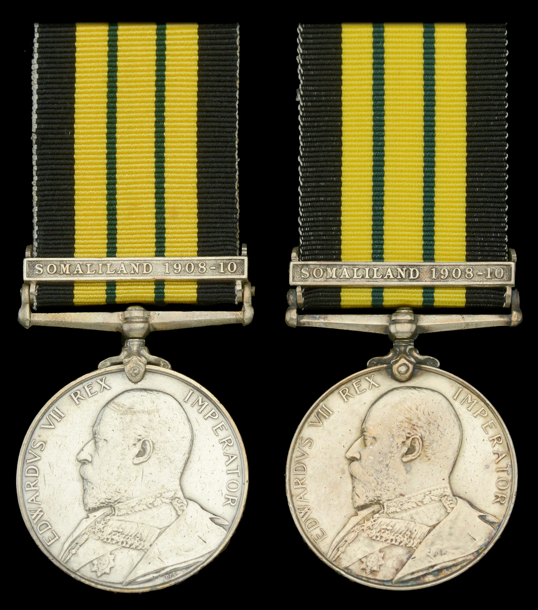 Africa General Service 1902-56, 1 clasp, Somaliland 1908-10 (2) (Asst.