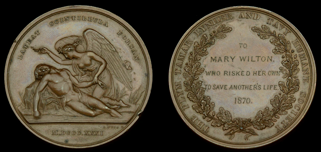 Plym Tamar Lynher and Tavy Humane Society, bronze (To Mary Wilton