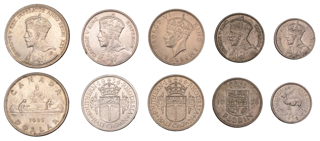 Miscellaneous, CANADA, George V, Dollar, 1935, Ottawa (KM 30); FIJI