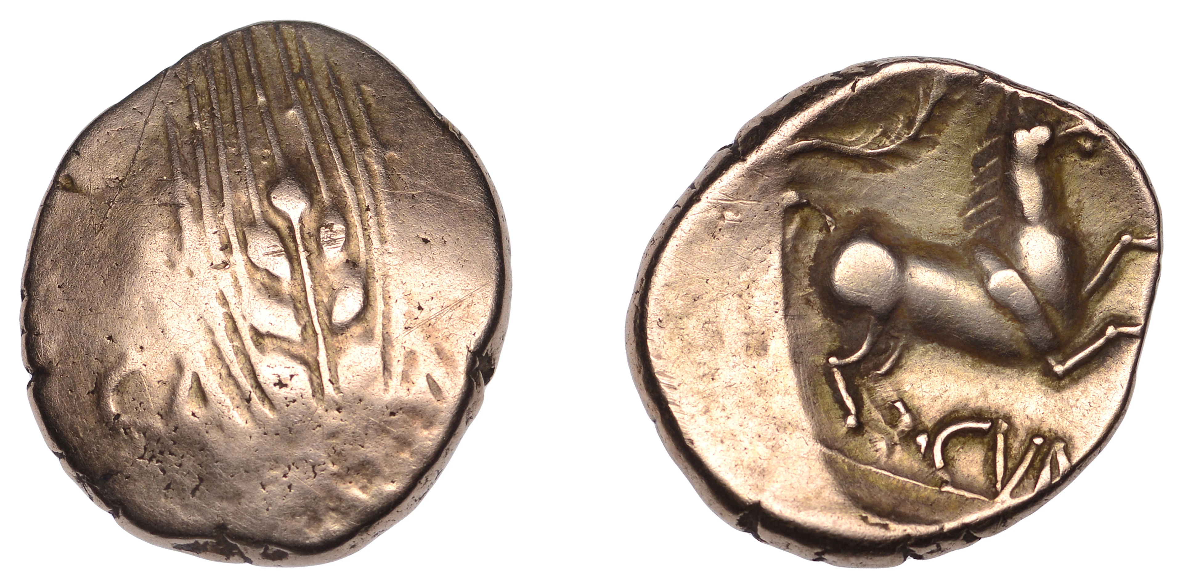 British Iron Age, CATUVELLAUNI and TRINOVANTES, Cunobelin (c. AD 8-41):
