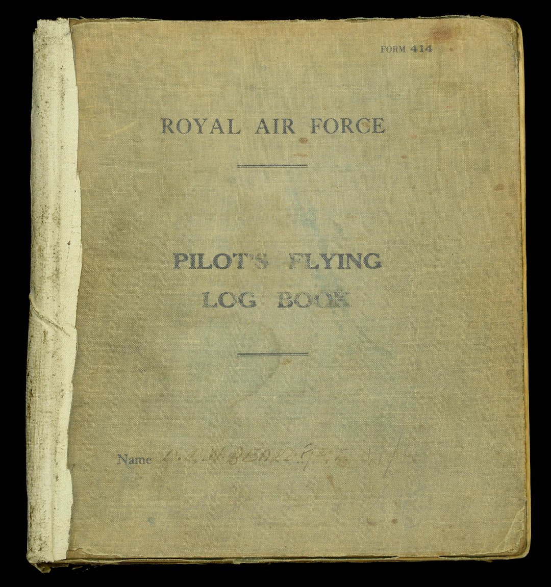Original Second World War Pilot’s Flying Log Book, appertaining to