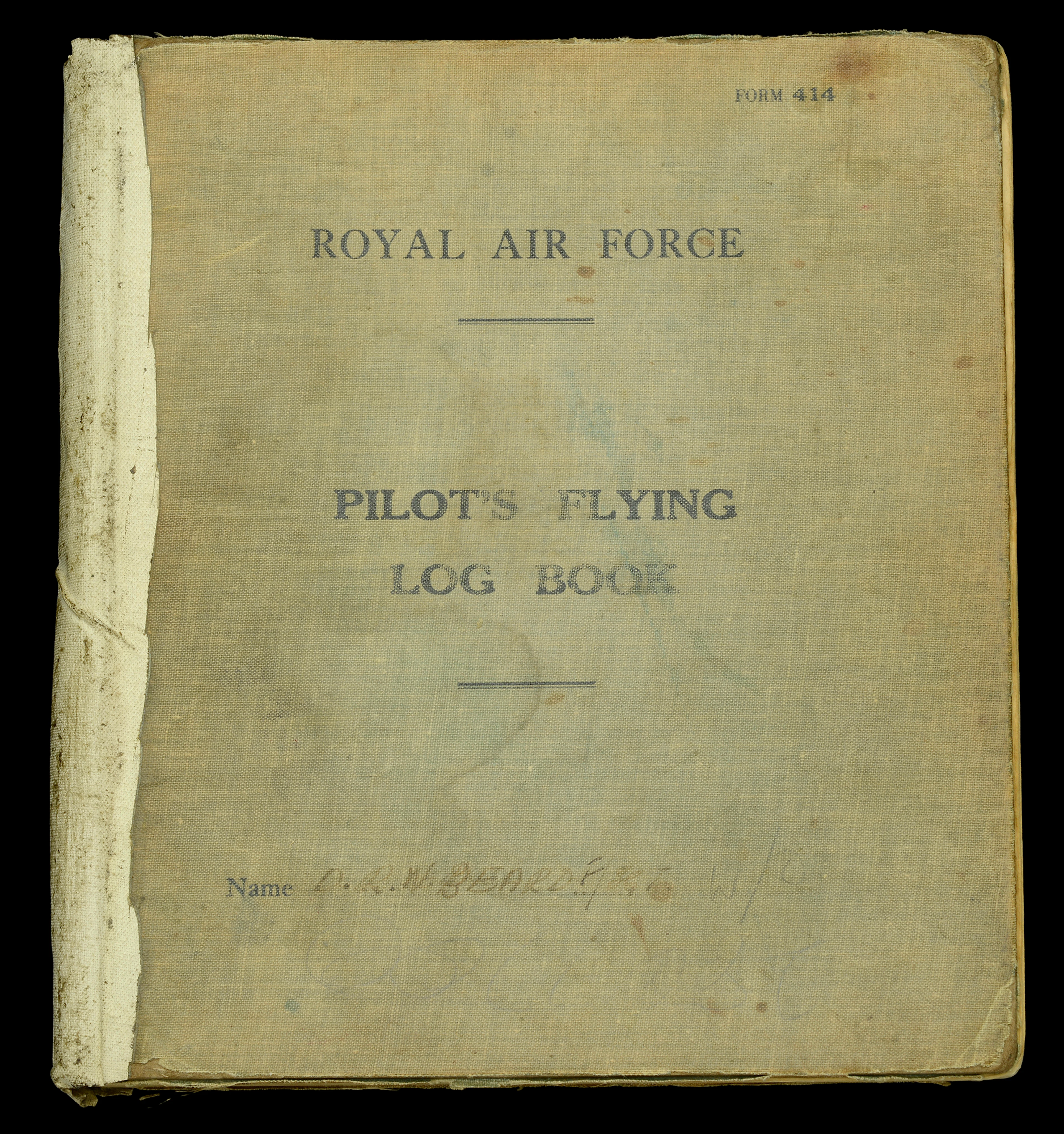 Original Second World War Pilot’s Flying Log Book, appertaining to