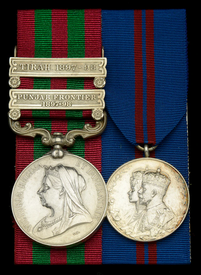 Pair: Major E. Mumford, Devonshire Regiment India General Service