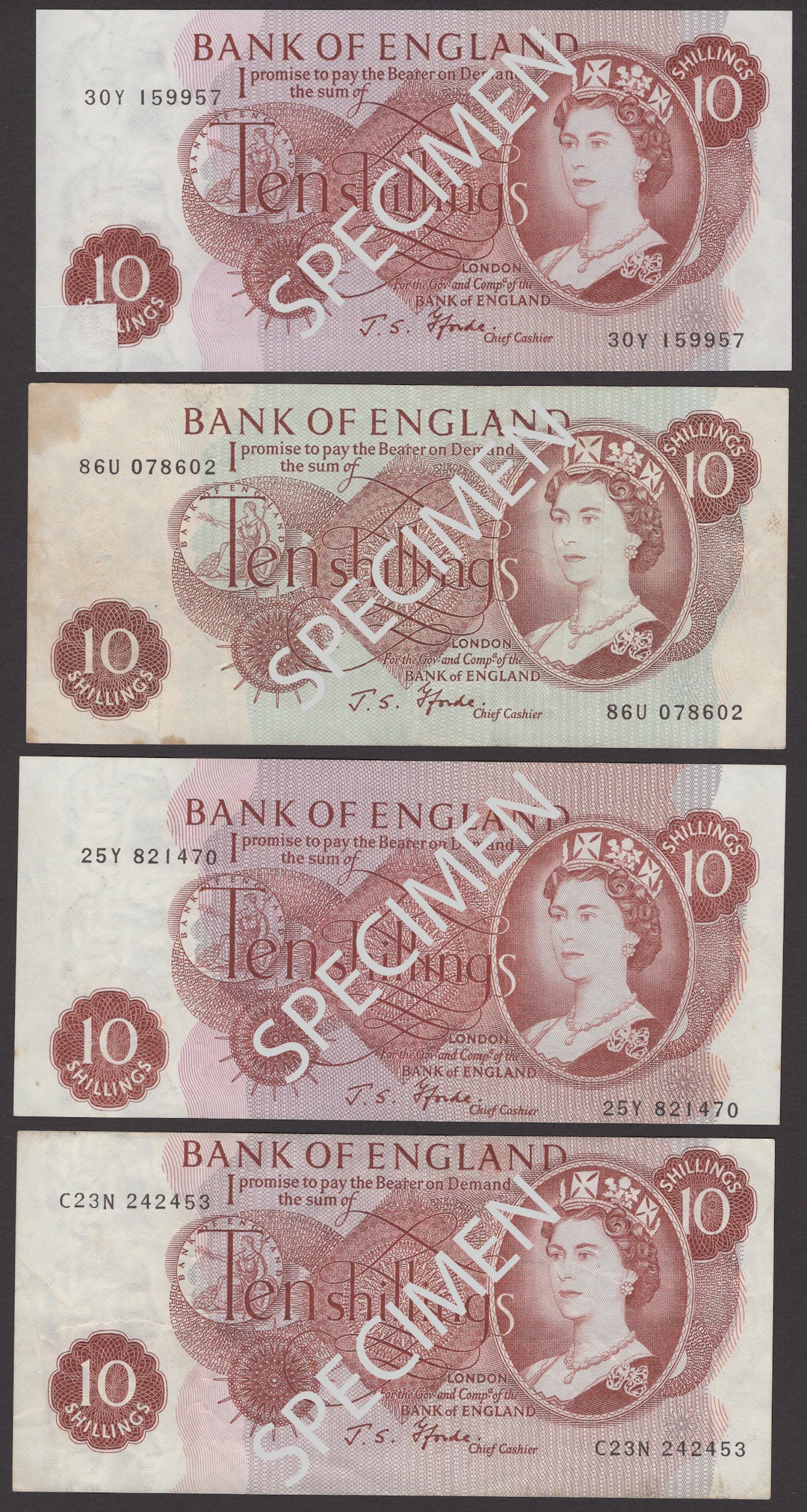 ERROR: Bank of England, John S. Fforde, a group of relatively minor
